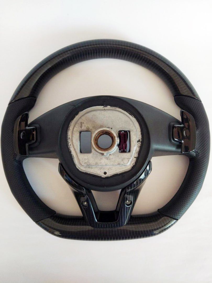 Mercedes-Benz CLA GLE CLS Steering Wheel Carbon Leather