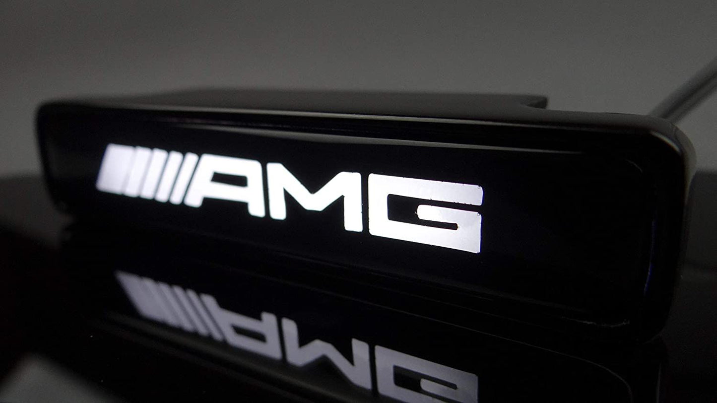 AMG Style LED Grill White Badge Grille Emblem Logo for Mercedes W463A G Wagon G63 G500 G55 Mercedes-Benz GT