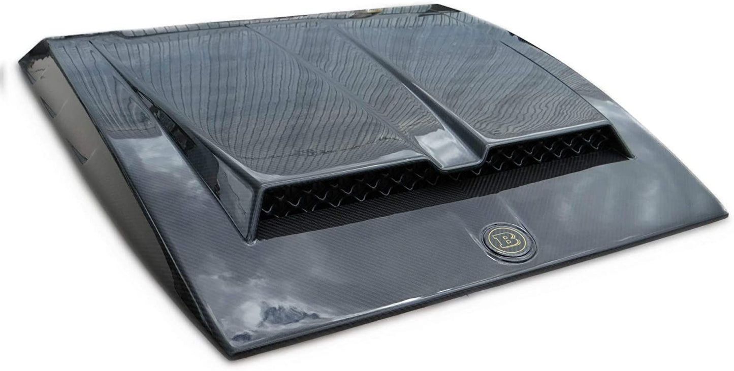 Carbon Fiber Brabus Style Hood Cover Scoop for Mercedes-Benz W463A G-Class