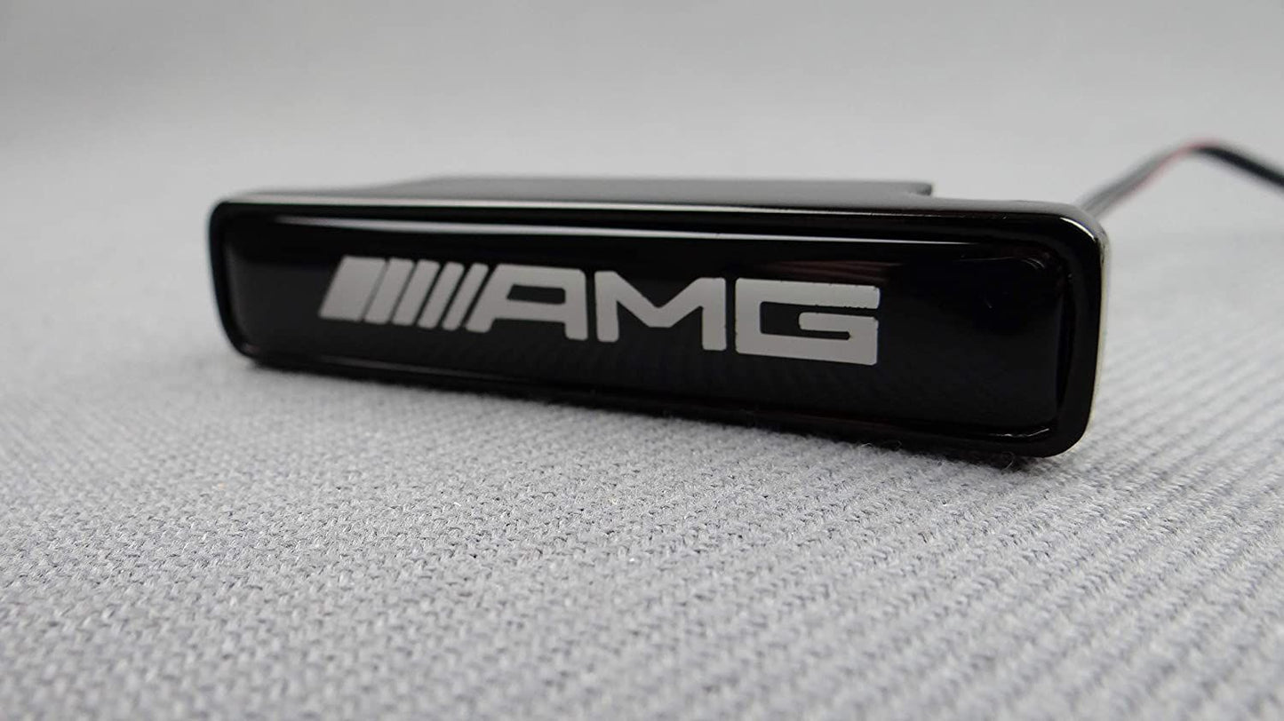 AMG Style LED Grill White Badge Grille Emblem Logo for Mercedes W463A G Wagon G63 G500 G55 Mercedes-Benz GT