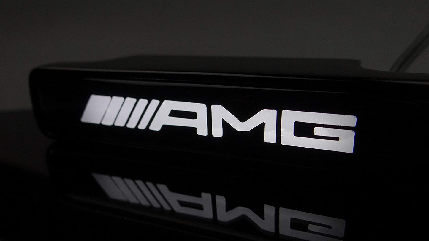 AMG Style LED Grill White Badge Grille Emblem Logo for Mercedes W463A G Wagon G63 G500 G55 Mercedes-Benz GT