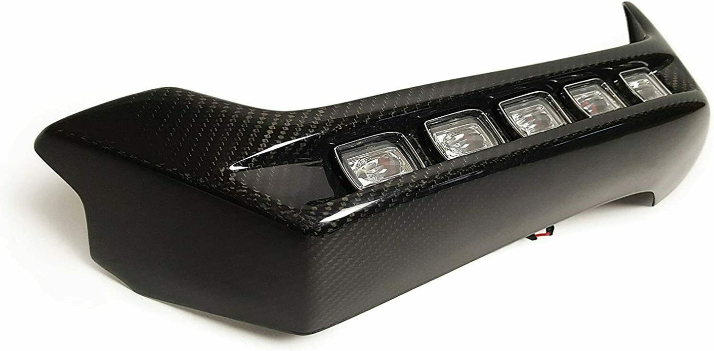 Mercedes-Benz W463 G-Wagon Carbon Fiber Front Bumper Attachments with LED DRL