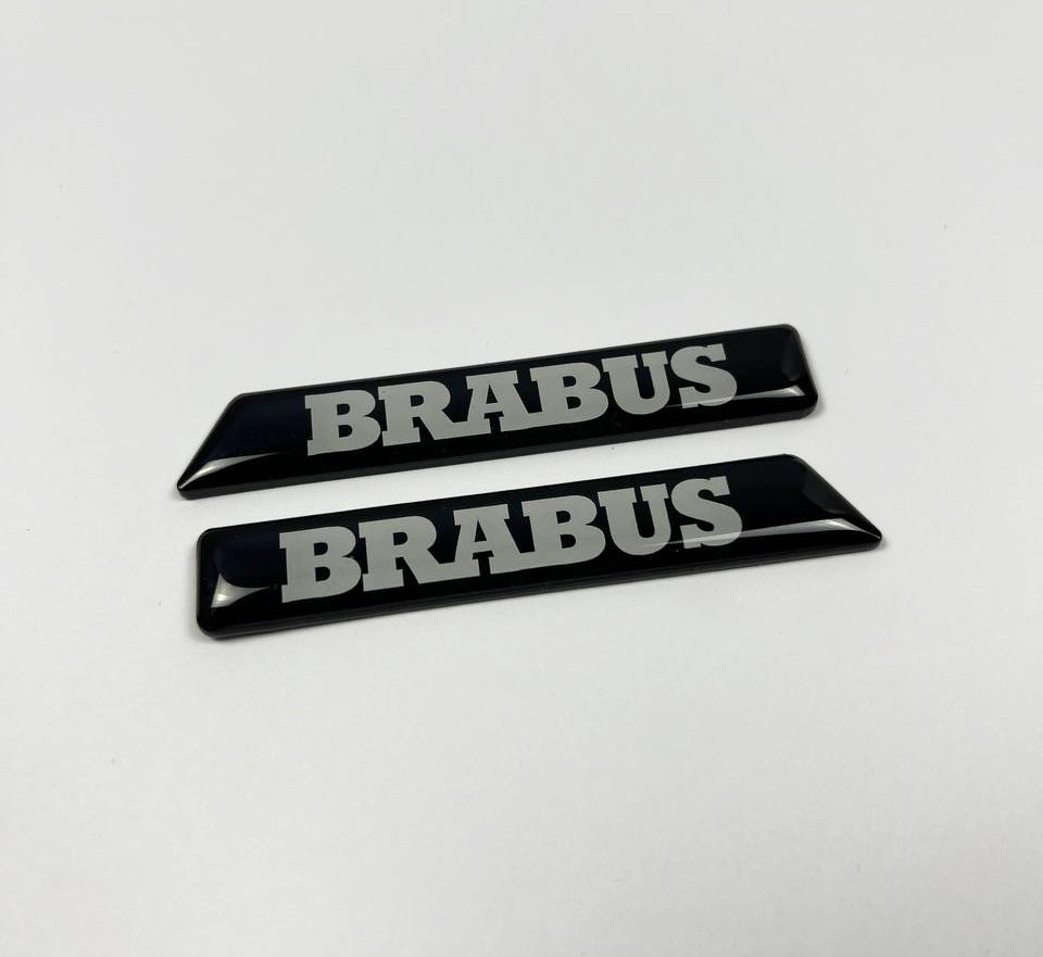 Brabus Style Fender Emblems Side Moldings Inserts for Mercedes W463A G-Class