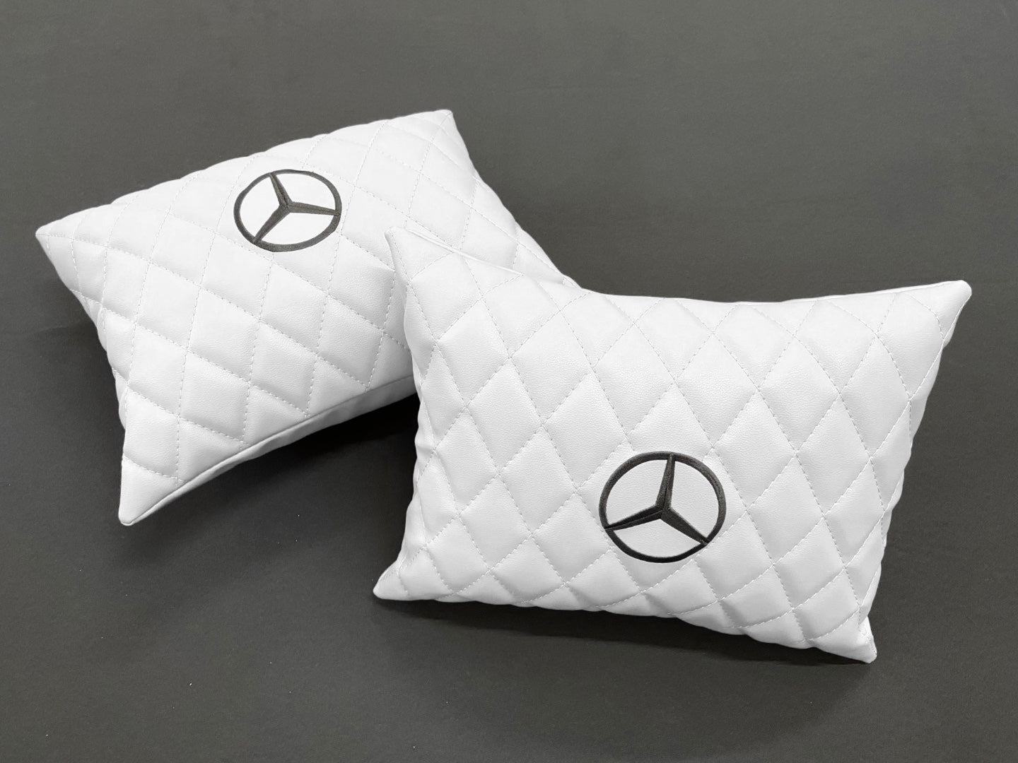 White AMG Style Floor Mats for Mercedes G Wagon W463A W464 G-Class 2018+
