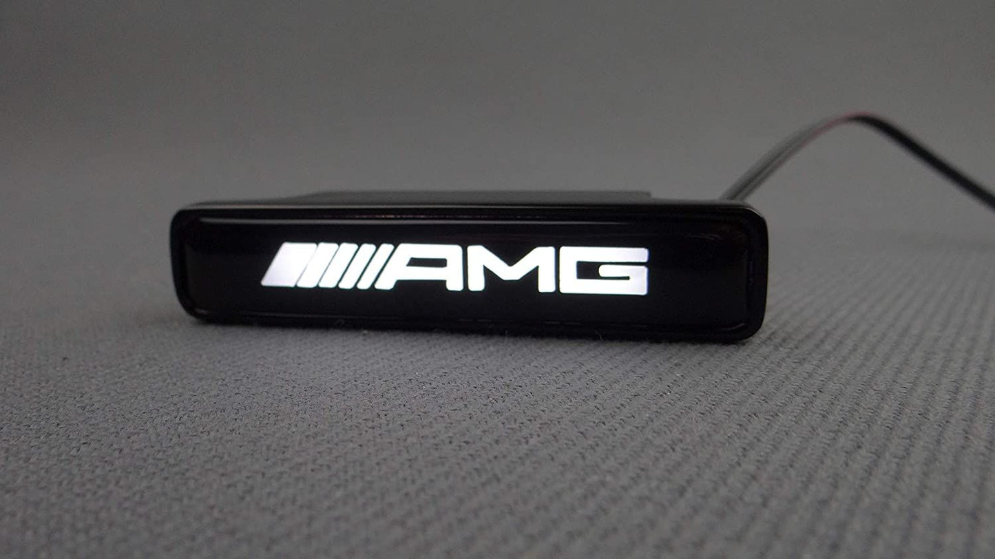 AMG Style LED Grill White Badge Grille Emblem Logo for Mercedes W463A G Wagon G63 G500 G55 Mercedes-Benz GT