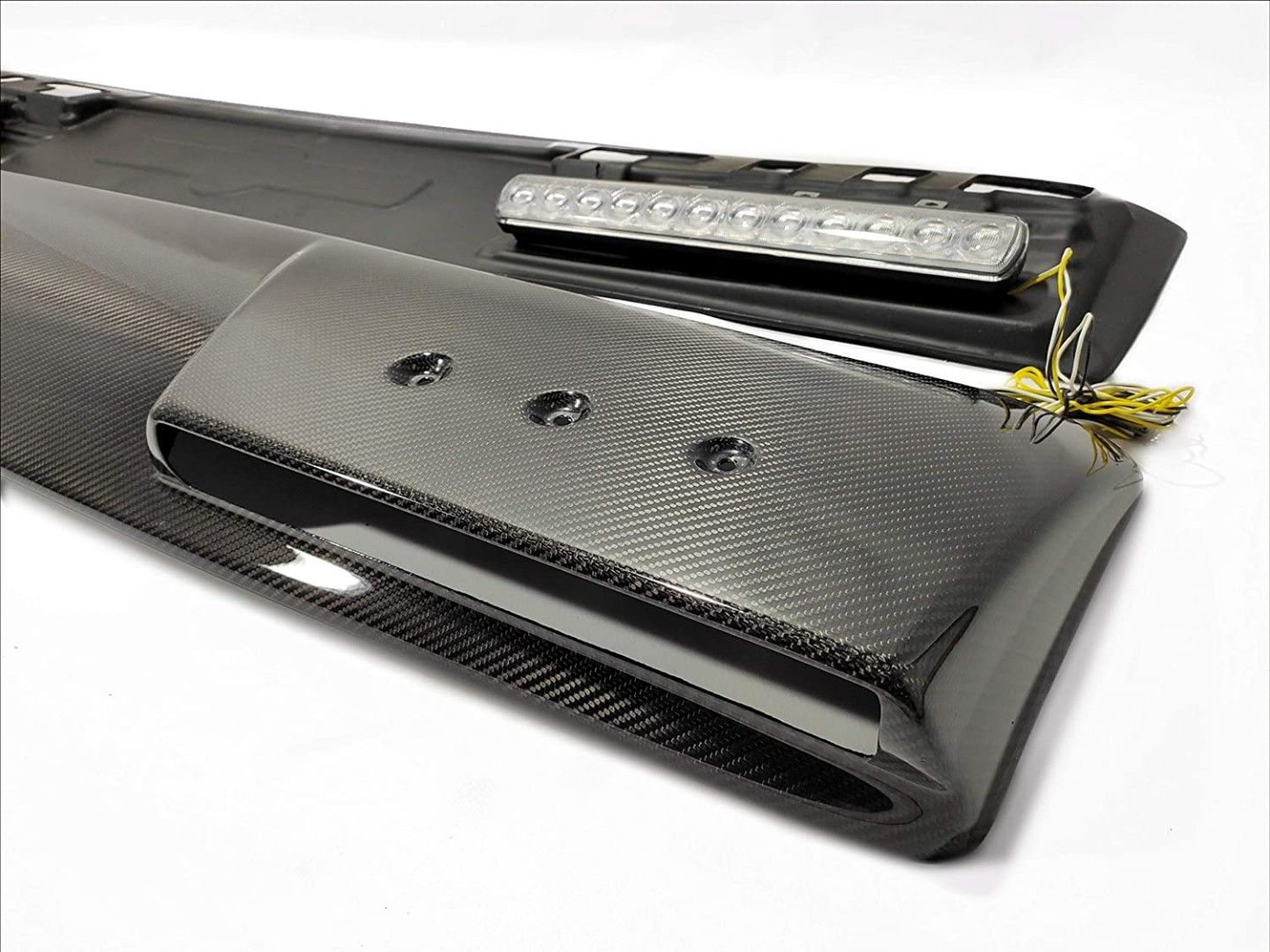 Carbon Fiber Front Roof Spoiler with LEDs for Mercedes W463A W464 G Wagon