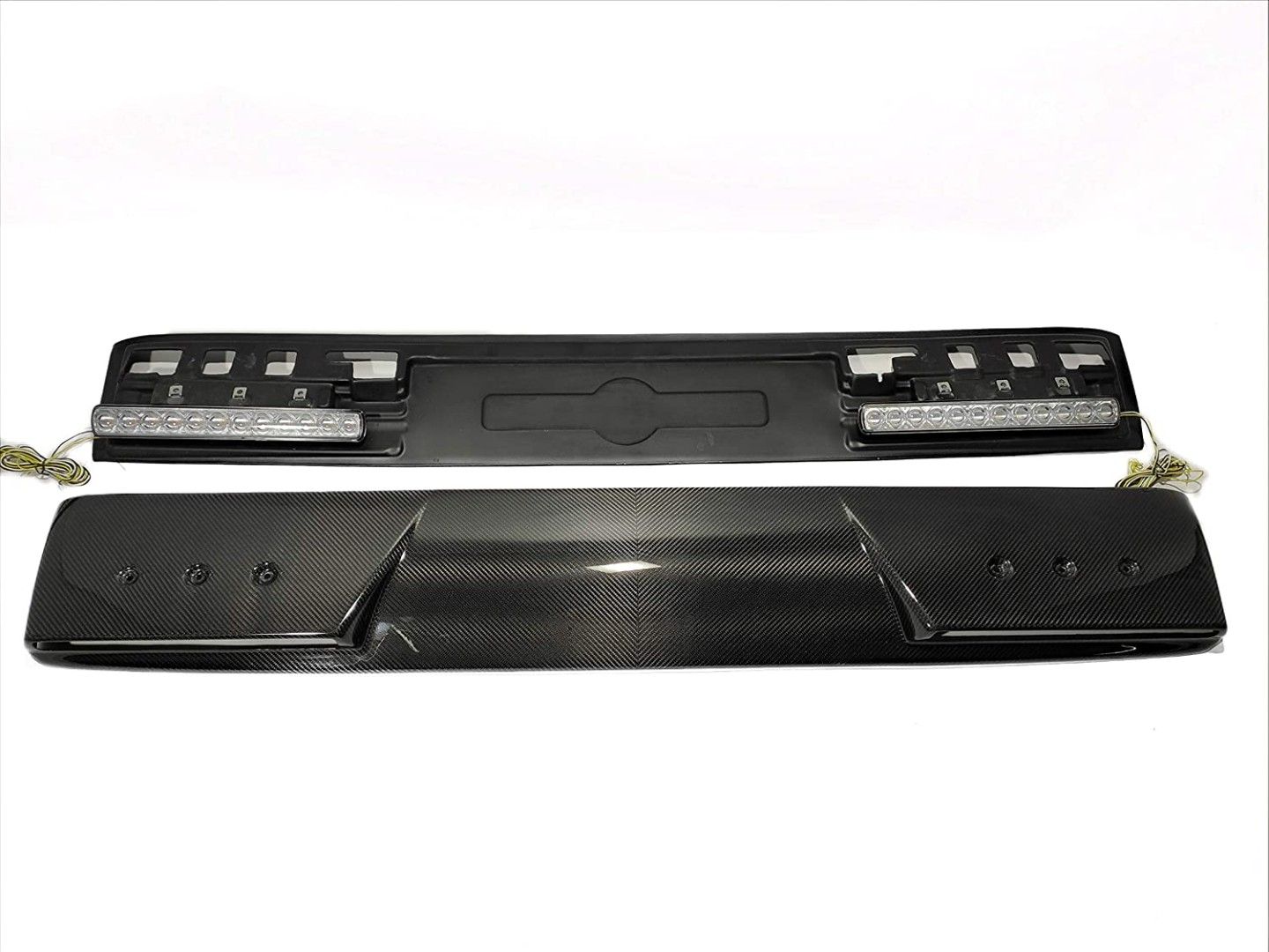 Carbon Fiber Front Roof Spoiler with LEDs for Mercedes W463A W464 G Wagon