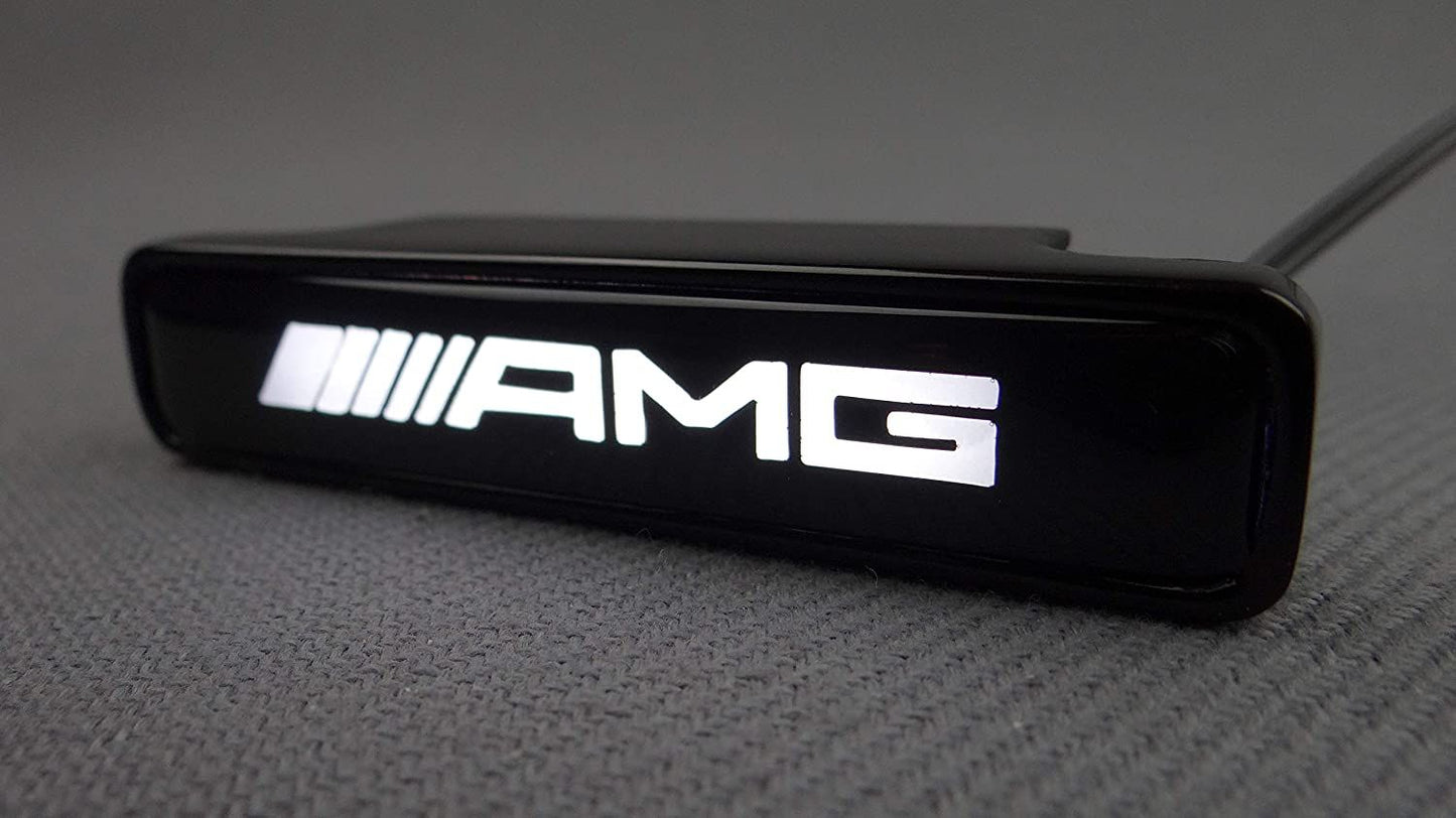 AMG Style LED Grill White Badge Grille Emblem Logo for Mercedes W463A G Wagon G63 G500 G55 Mercedes-Benz GT