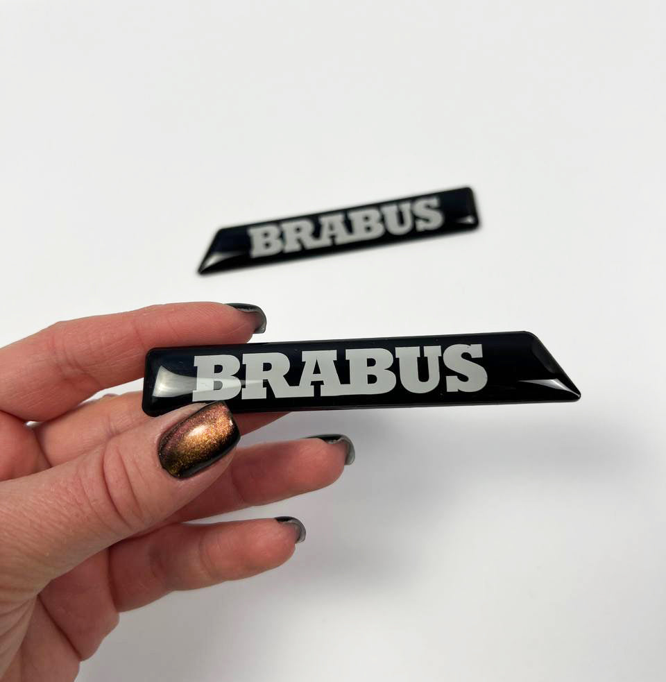 Brabus Style Fender Emblems Side Moldings Inserts for Mercedes W463A G-Class