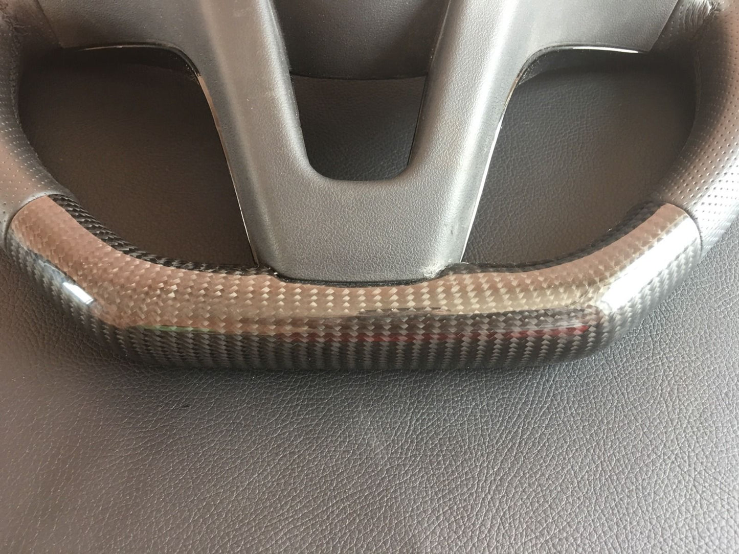 Mercedes-Benz A W176 B W246 C-Class W205 Steering Wheel Carbon Leather