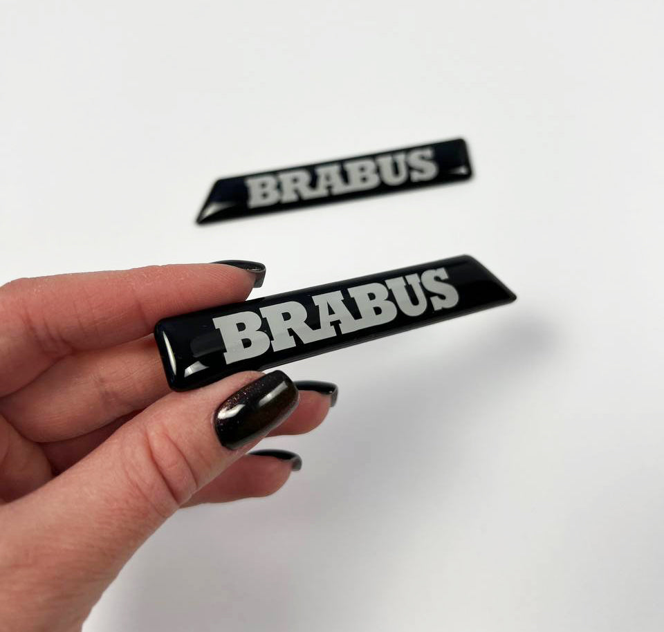 Brabus Style Fender Emblems Side Moldings Inserts for Mercedes W463A G-Class