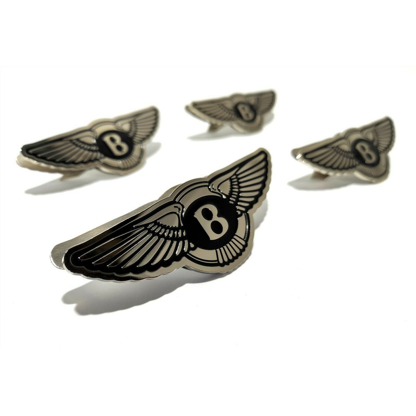 Bentley Seat Logo Badges Metal Emblems Set 4 pcs