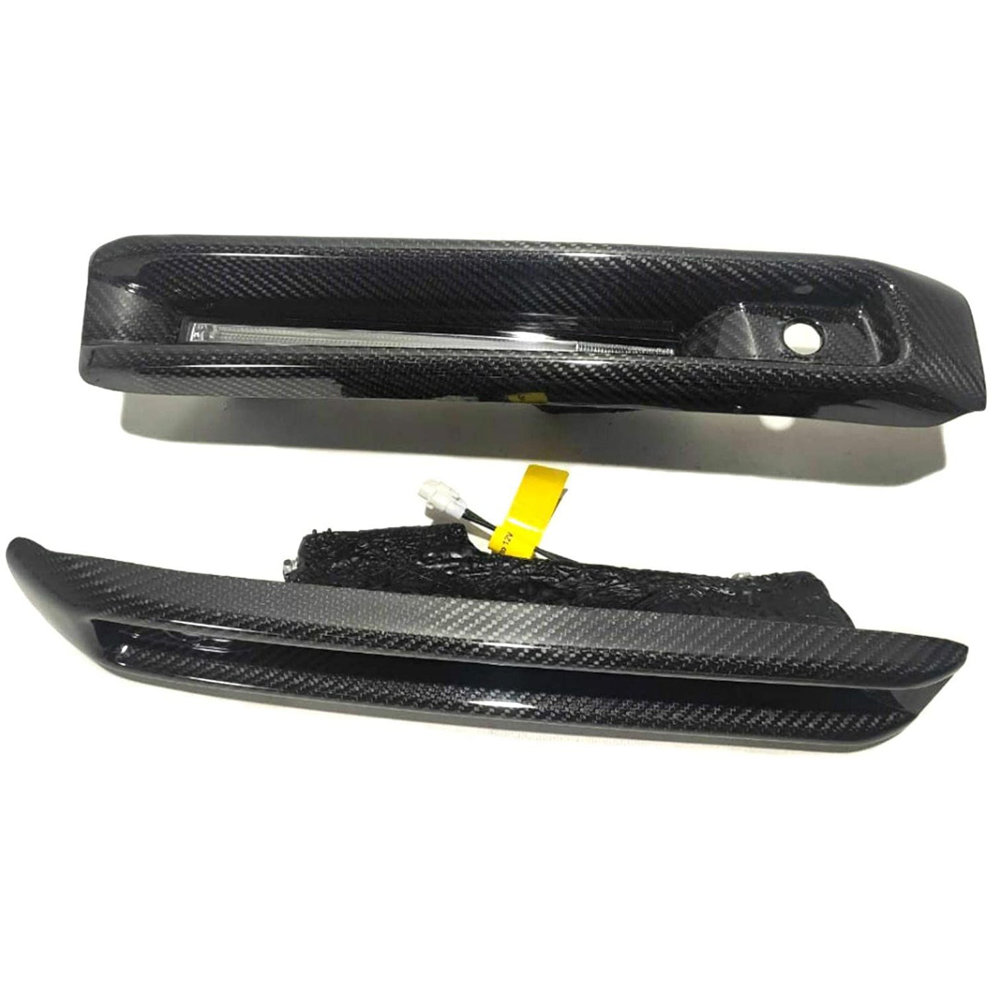 AMG Style Carbon Fiber LED Front Bumper Attachments for Mercedes-Benz G-Class W463A