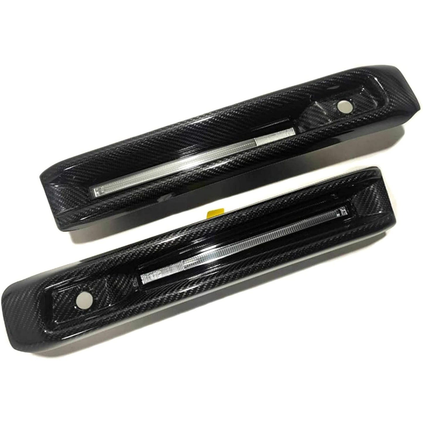 AMG Style Carbon Fiber LED Front Bumper Attachments for Mercedes-Benz G-Class W463A