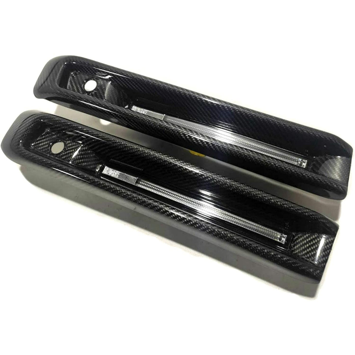 AMG Style Carbon Fiber LED Front Bumper Attachments for Mercedes-Benz G-Class W463A