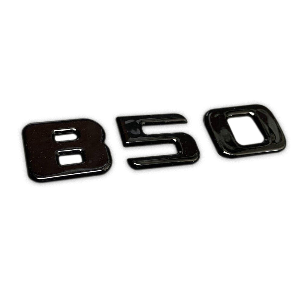 B50 Trunk Brabus Emblem B 50 Logo Tail Badges for Mercedes-Benz Cars