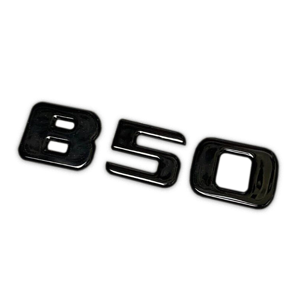 B50 Trunk Brabus Emblem B 50 Logo Tail Badges for Mercedes-Benz Cars