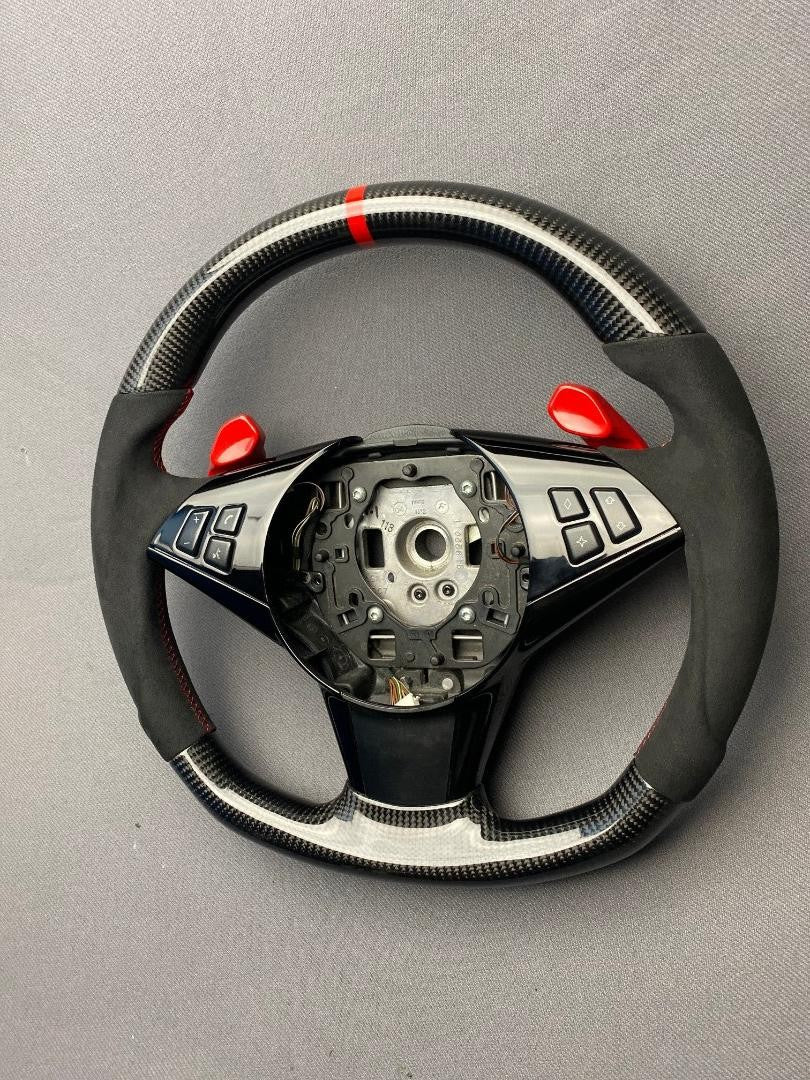 BMW E60 E63 E61 Steering Wheel Carbon Alcantara