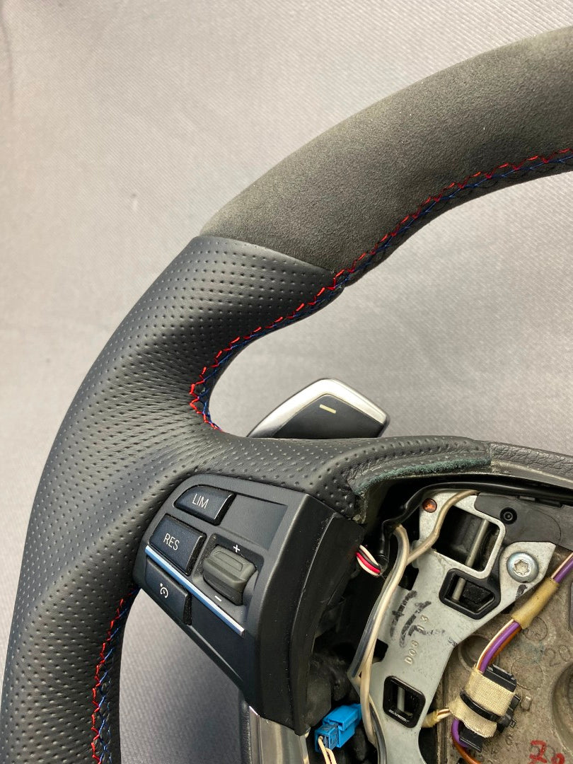 BMW F10 F01 Steering Wheel Alcantara Carbon
