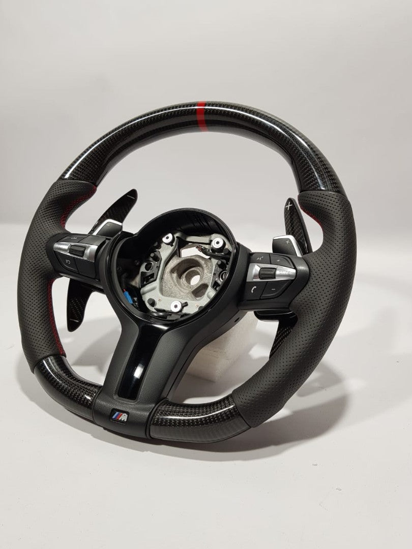 BMW F30 F20 X5 F15 X6 F16 Steering Wheel Carbon Leather