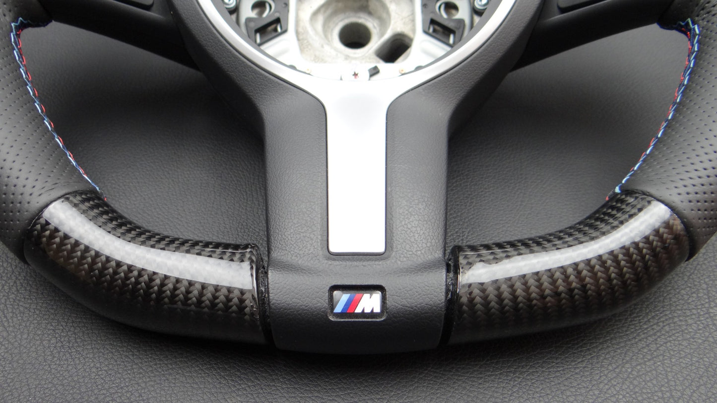 BMW F30 F31 F15 F16 Steering Wheel Carbon Leather
