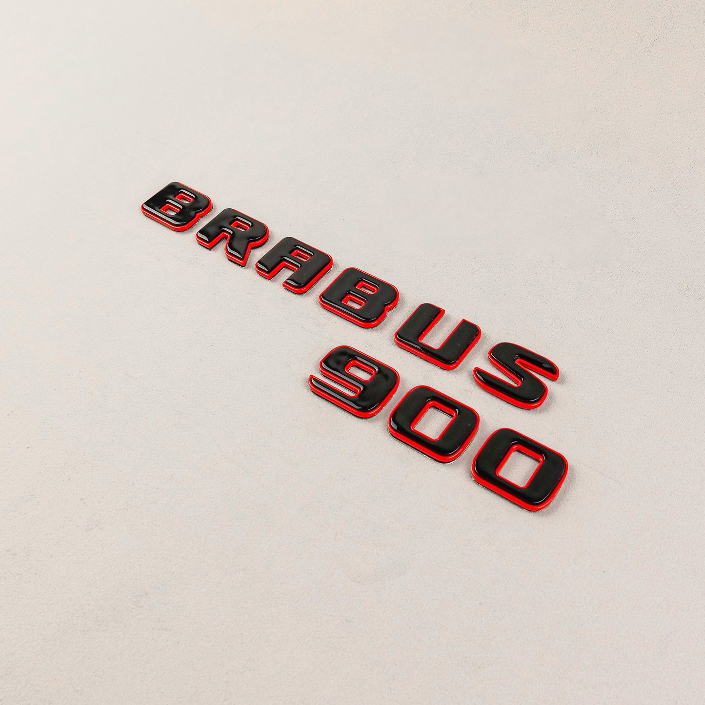 Brabus 900 Style Red Metal Badges Emblems Set for Mercedes-Benz W463 W463A W464 G Wagon