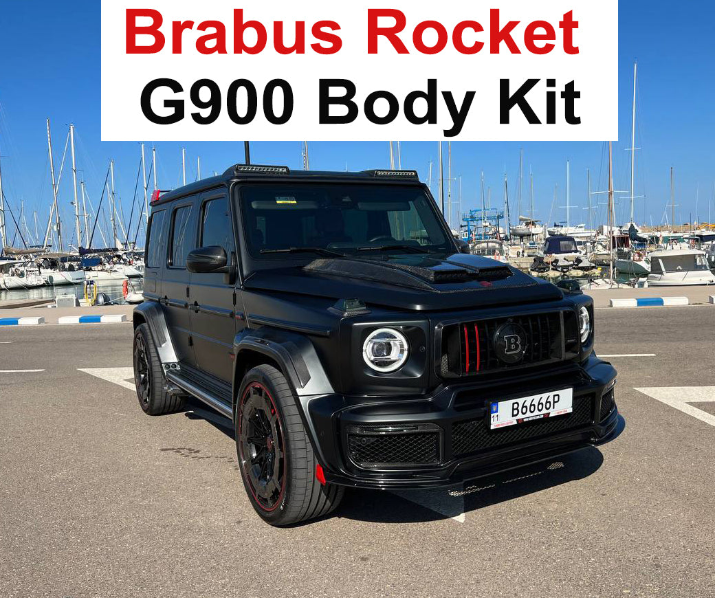Carbon Fiber Brabus Style Rocket G900 Body Kit + Plastic Widestar Body Kit for Mercedes-Benz W463A G Wagon 2019+