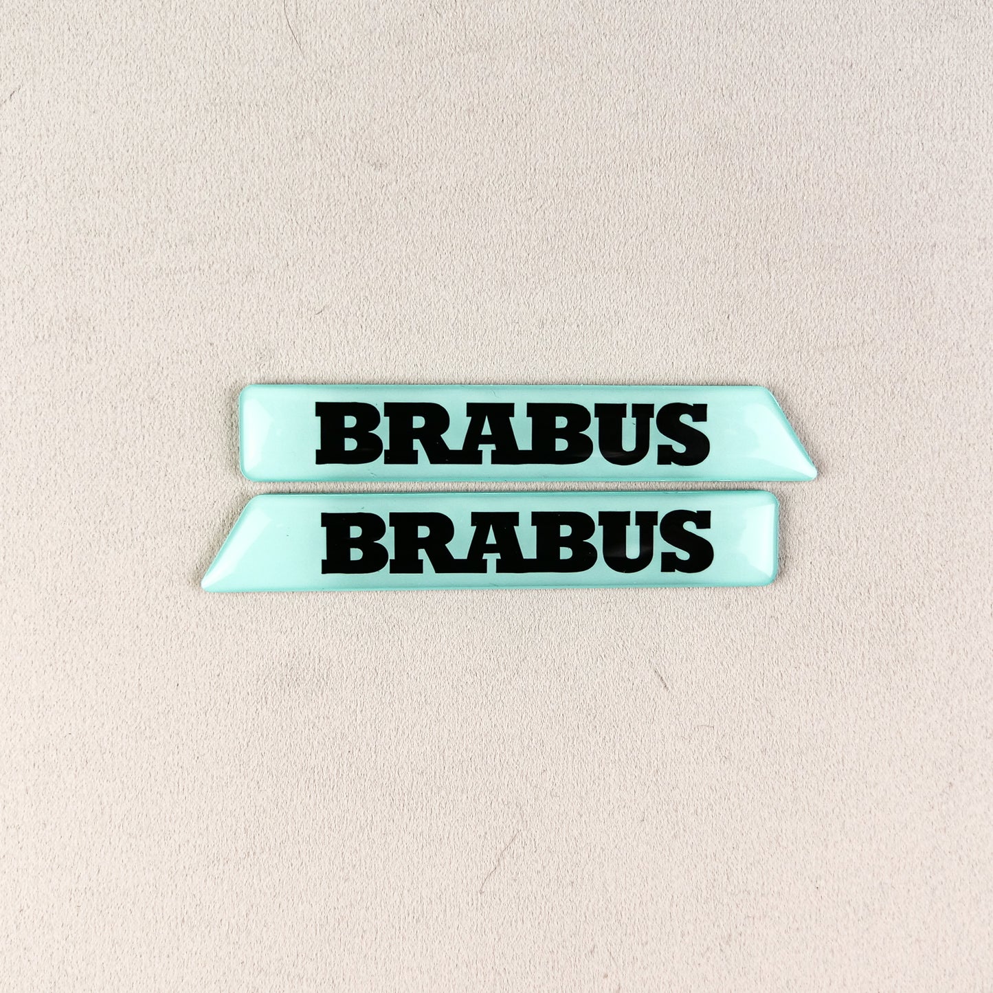 Brabus Style Tiffany Blue Fender Emblems Side Moldings Inserts for Mercedes W463A G-Class