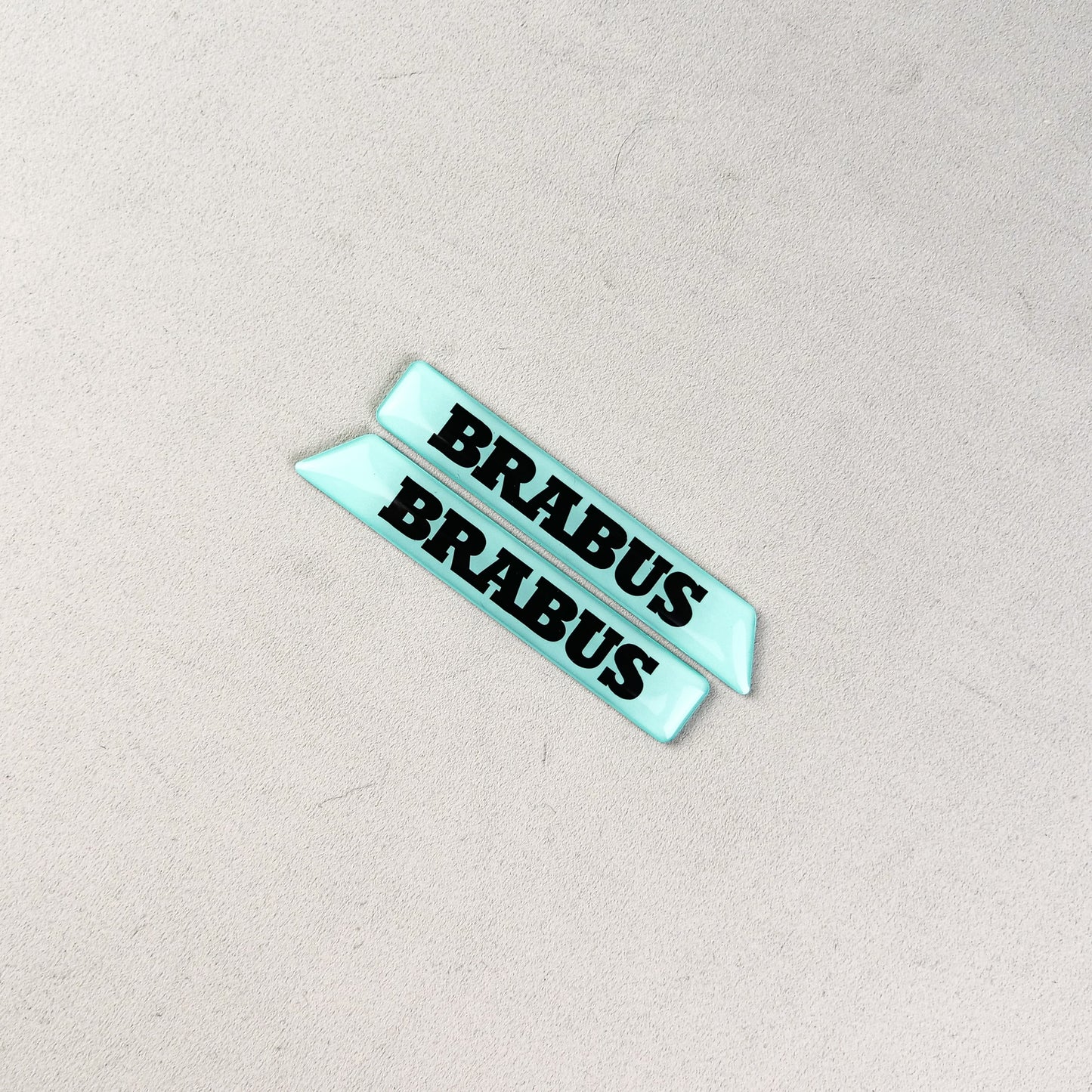 Brabus Style Tiffany Blue Fender Emblems Side Moldings Inserts for Mercedes W463A G-Class