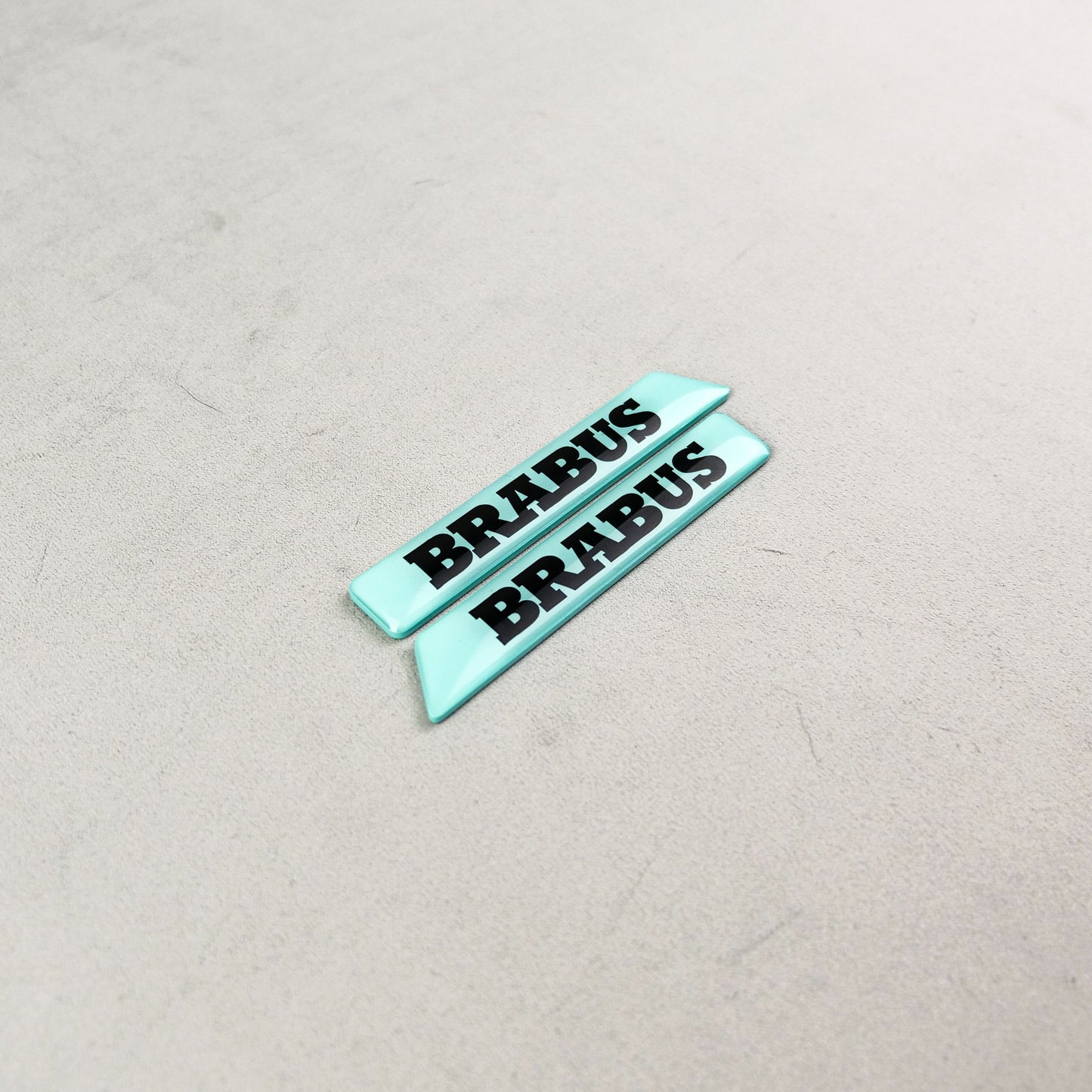 Brabus Style Tiffany Blue Fender Emblems Side Moldings Inserts for Mercedes W463A G-Class