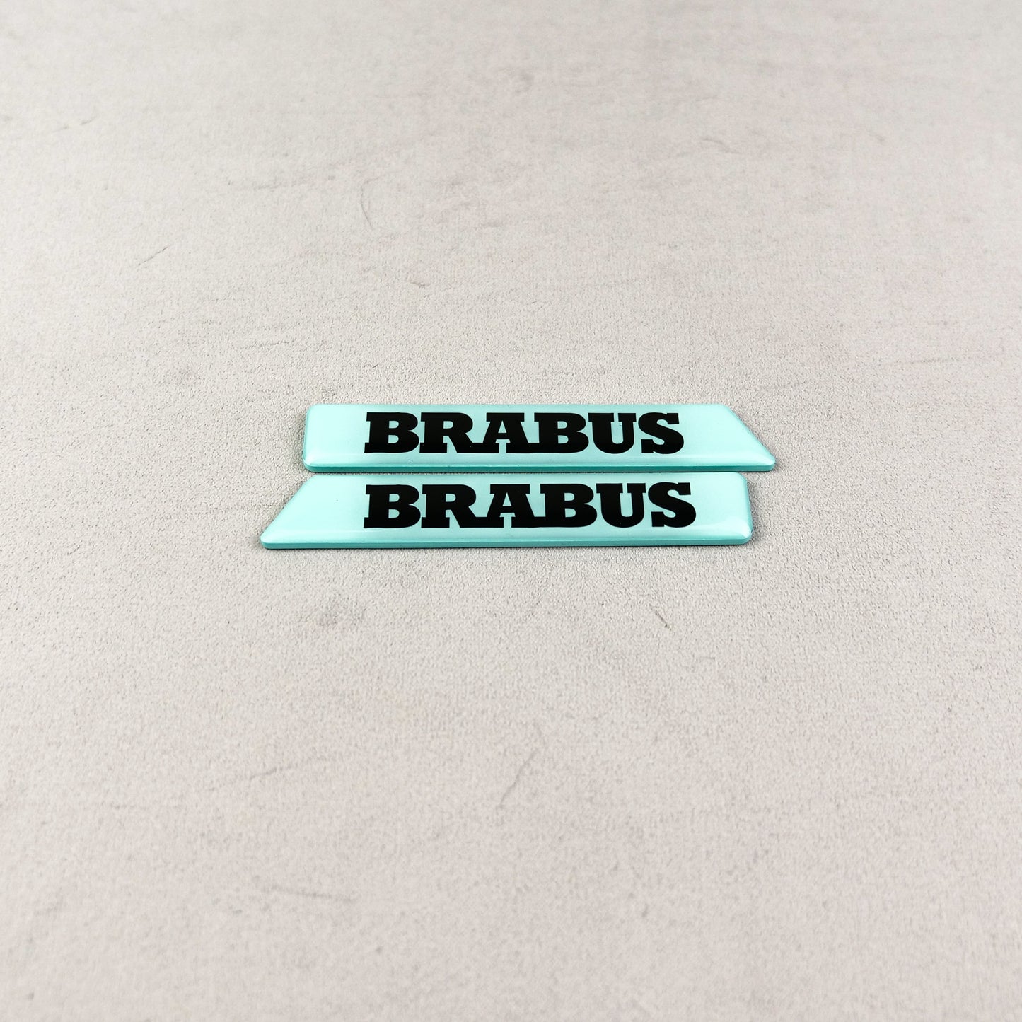 Brabus Style Tiffany Blue Fender Emblems Side Moldings Inserts for Mercedes W463A G-Class