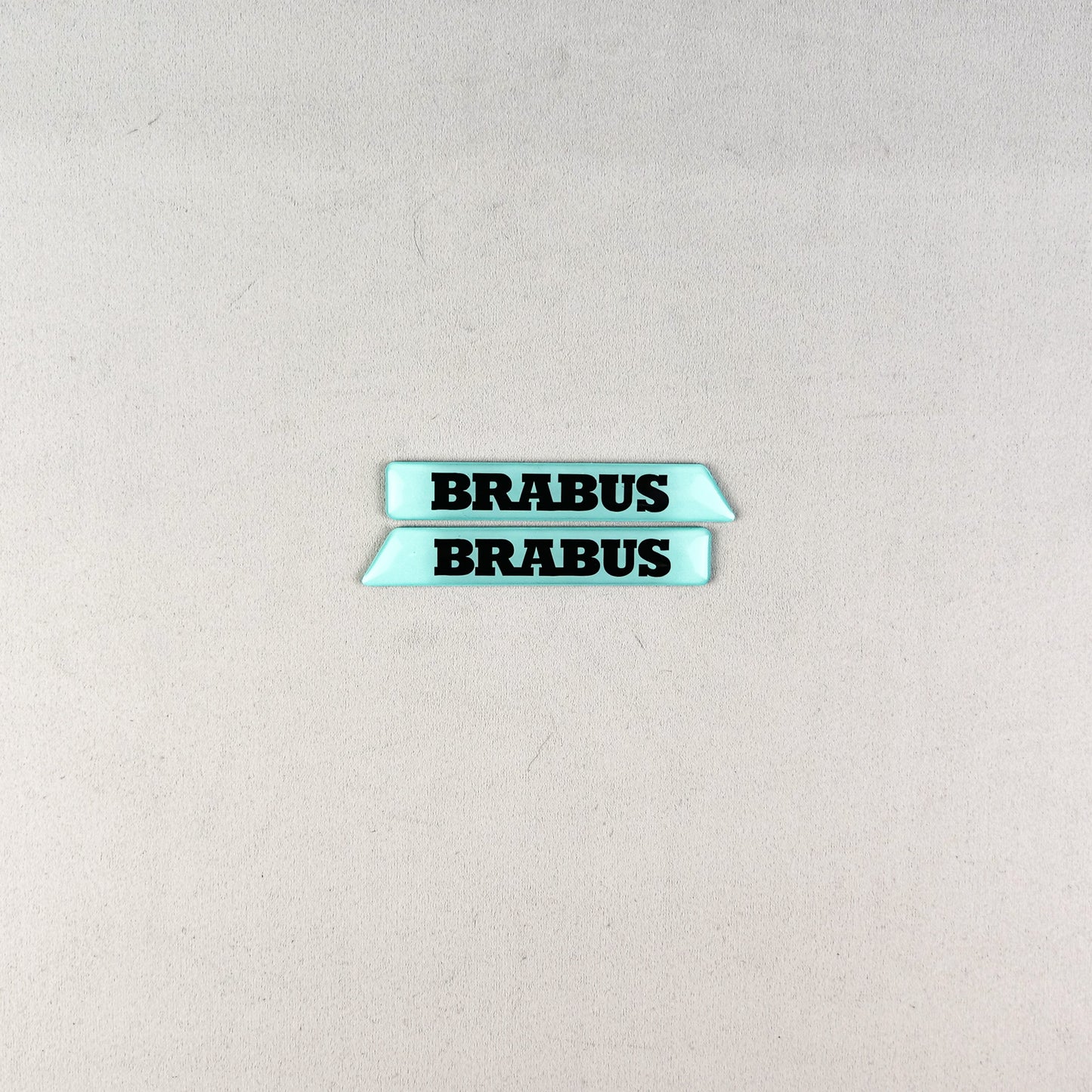 Brabus Style Tiffany Blue Fender Emblems Side Moldings Inserts for Mercedes W463A G-Class