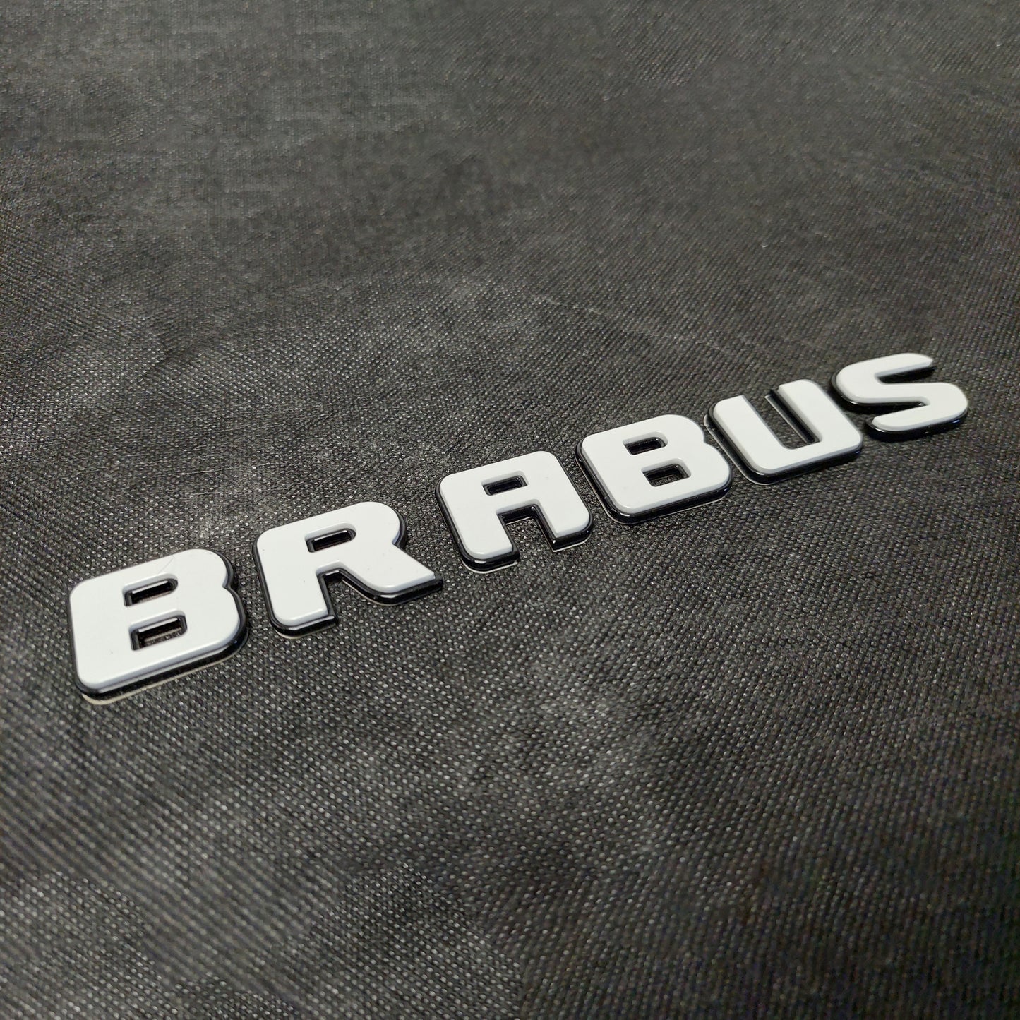 Brabus Style XLP Superwhite Emblems Set Badges for Mercedes G Wagon G63