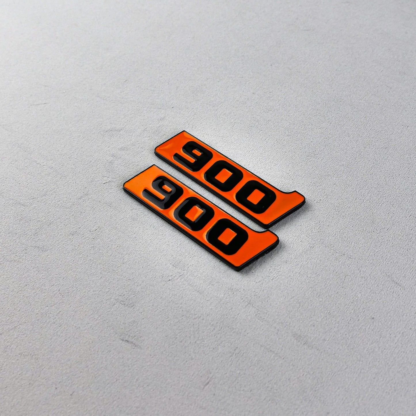 Brabus 900 Style Orange Metal Fender Emblem Logo Badge for Mercedes-Benz W463 G-Class G Wagon