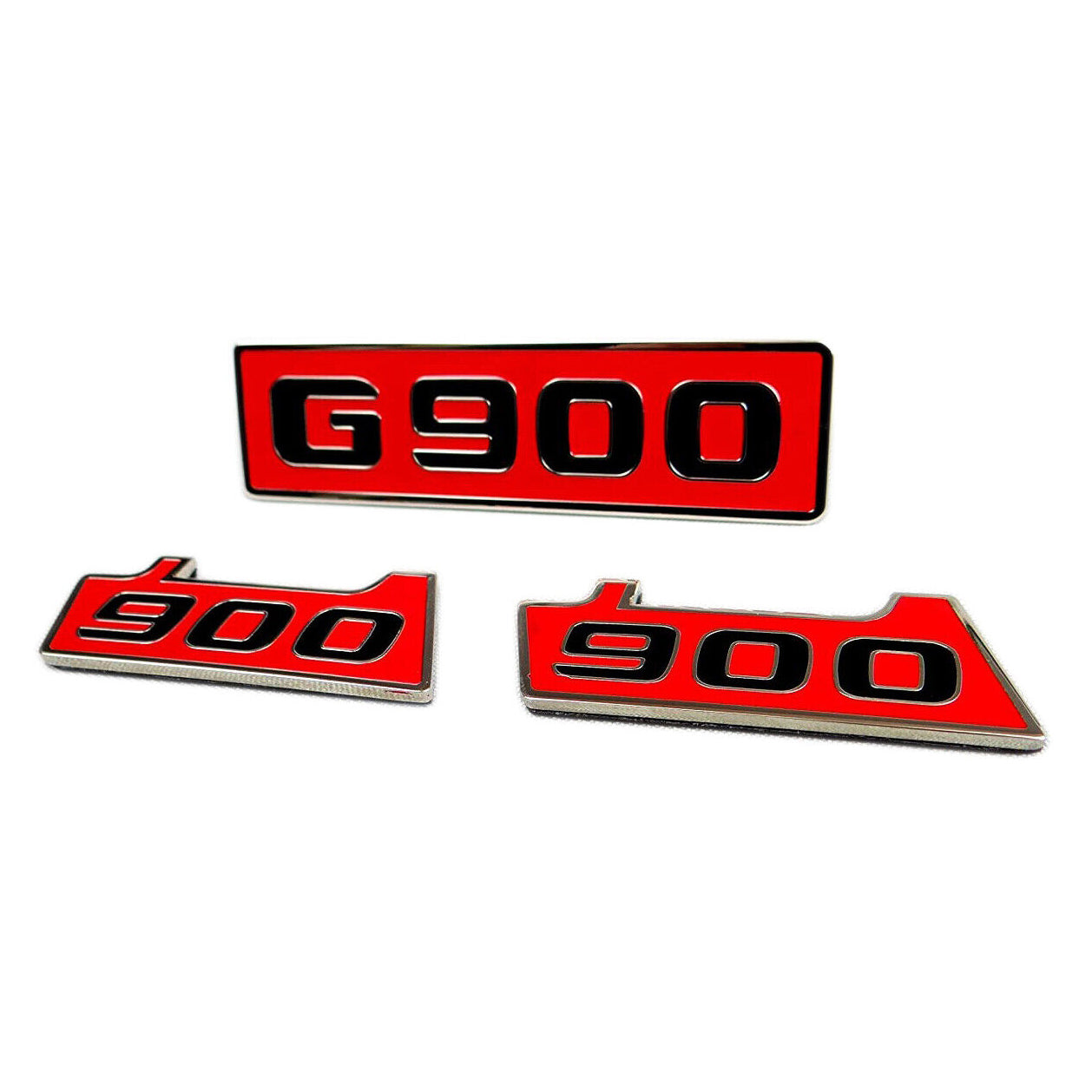 Brabus G900 Style Metal Fender Emblem Logo Badges for Mercedes-Benz W463 G-Class 3 pcs