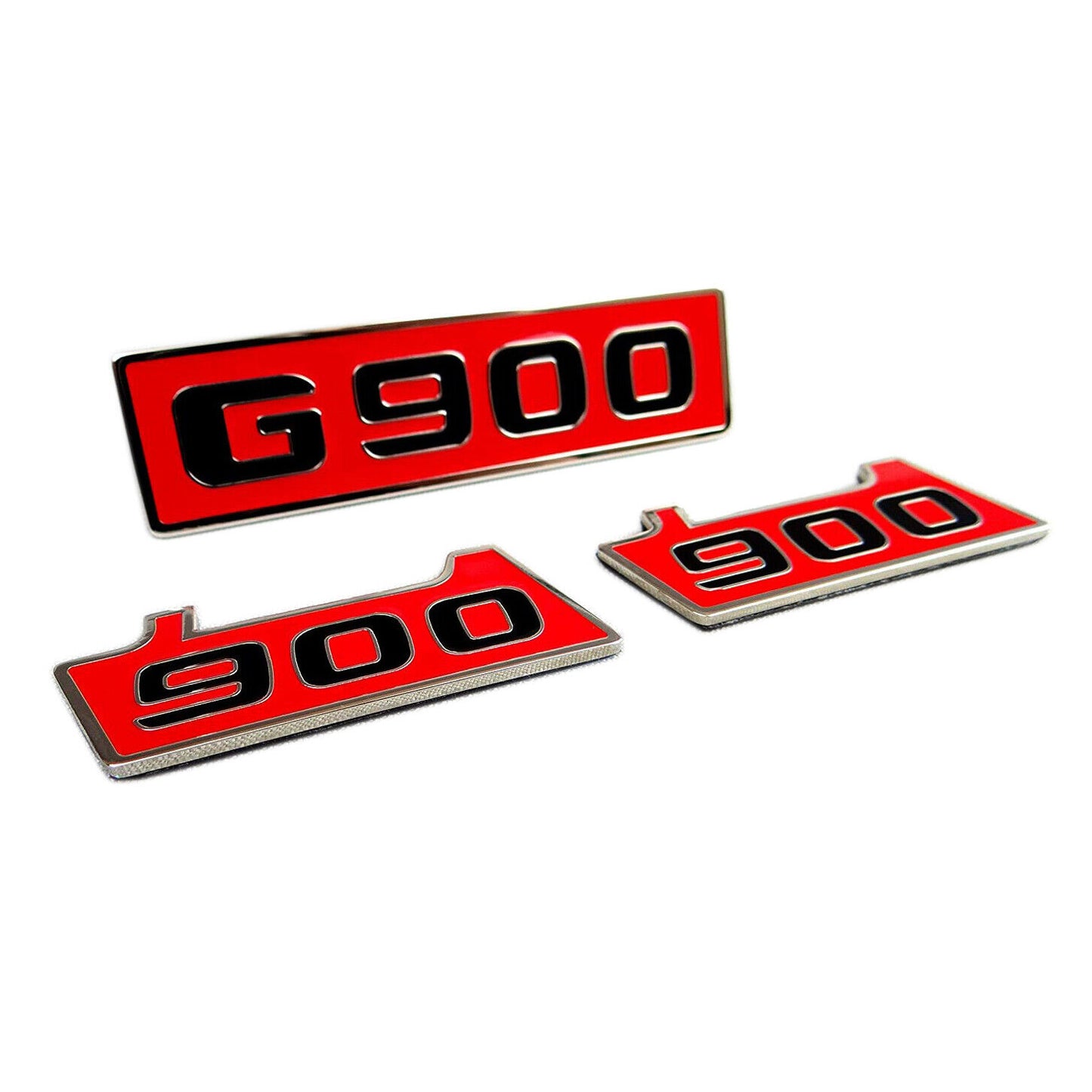 Brabus G900 Style Metal Fender Emblem Logo Badges for Mercedes-Benz W463 G-Class 3 pcs