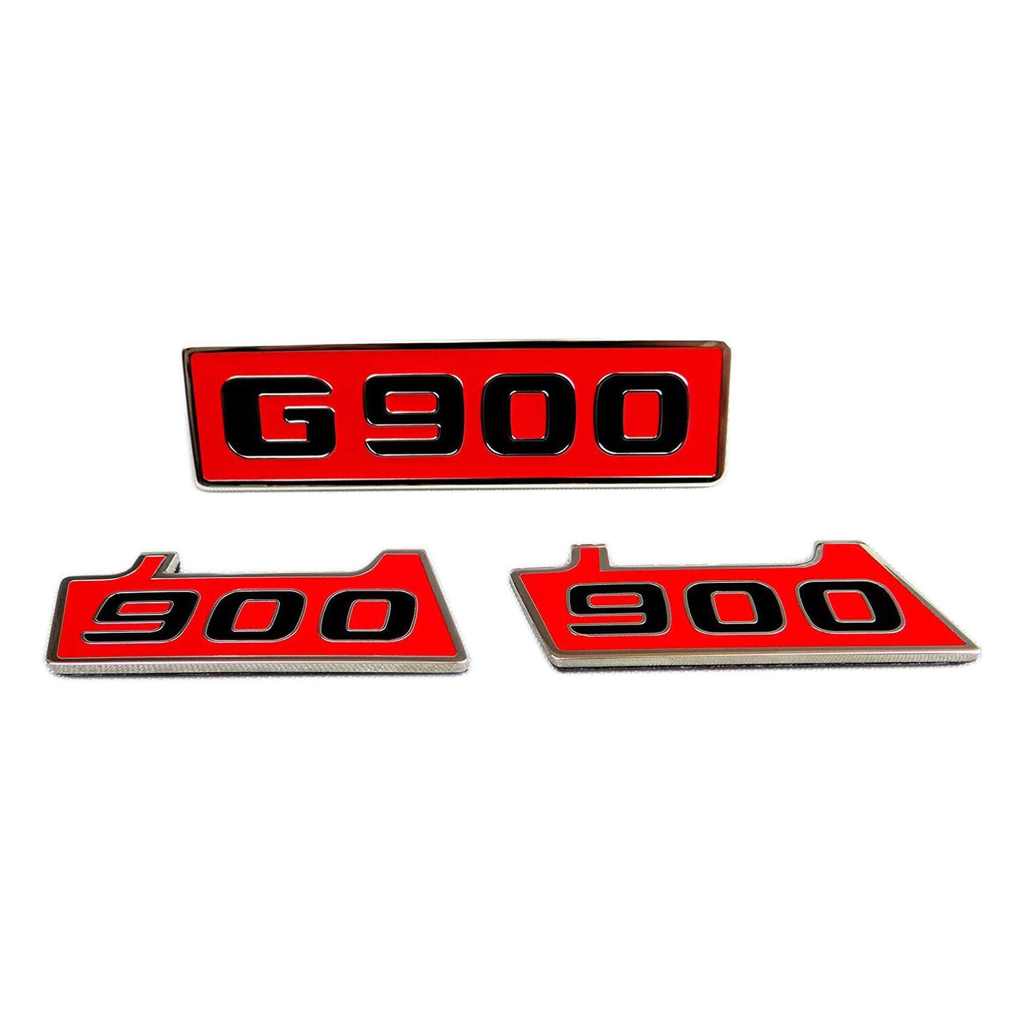 Brabus G900 Style Metal Fender Emblem Logo Badges for Mercedes-Benz W463 G-Class 3 pcs