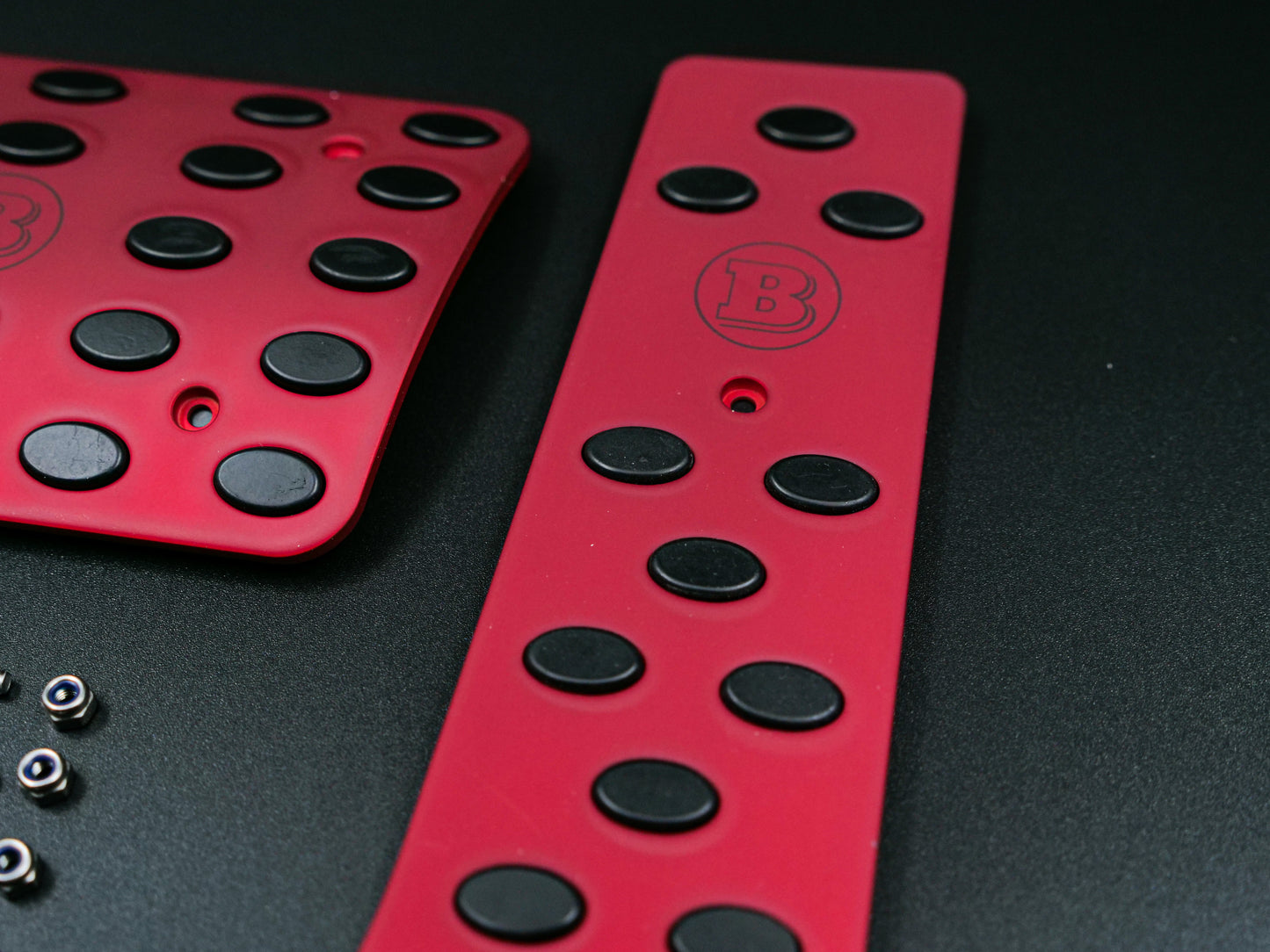 Brabus Pedal Covers Set for Mercedes-Benz S-class W223 Red