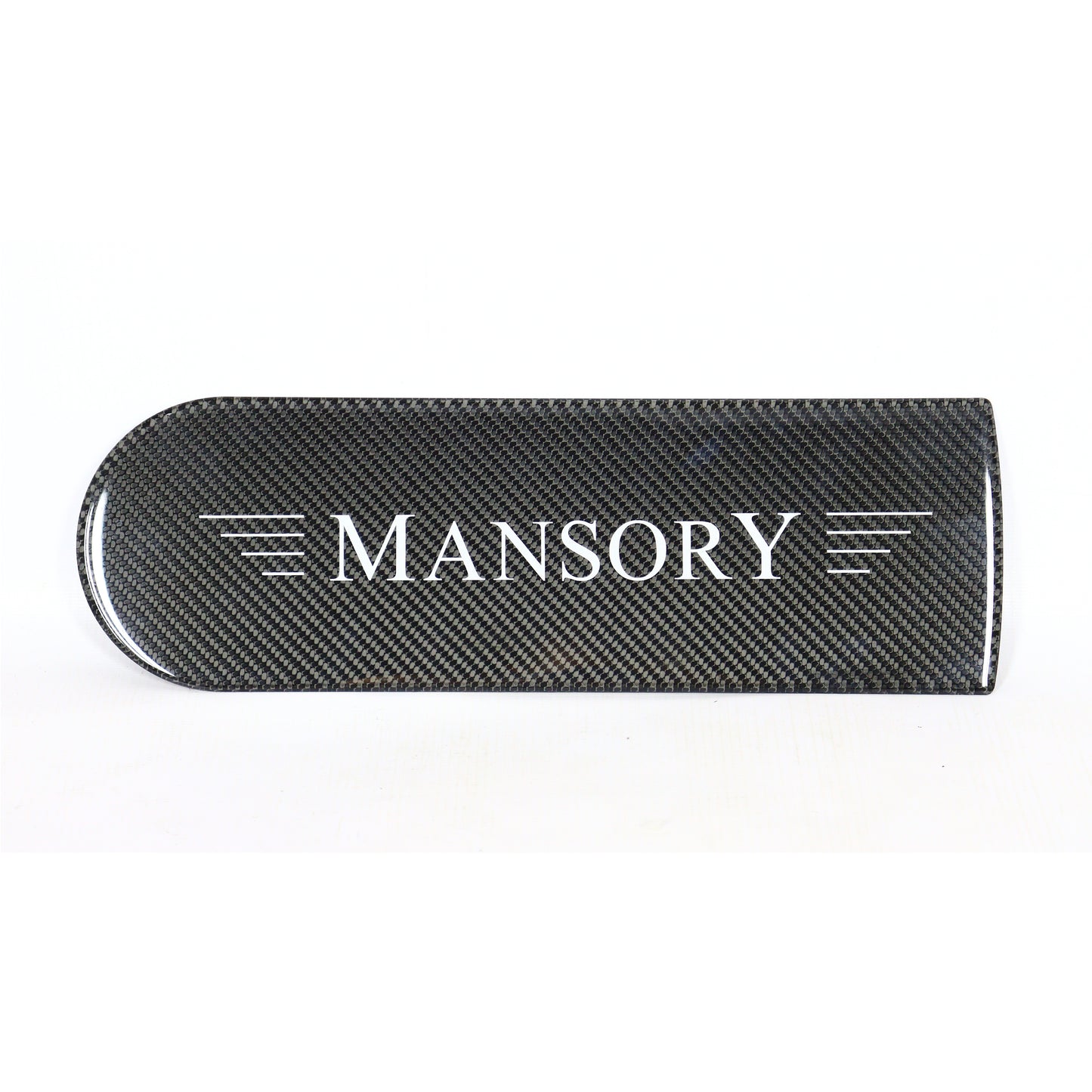 Carbon Fiber Badge Emblem Logo for Rear Spare Tire Cover MANSORY Style Mercedes-Benz W463A W464 G-Class G-Wagon