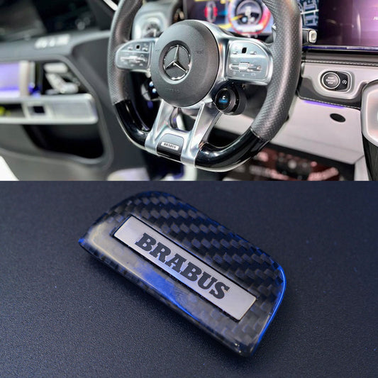 Carbon Fiber Steering Wheel Insert Brabus Style for Mercedes-Benz W463A G Wagon