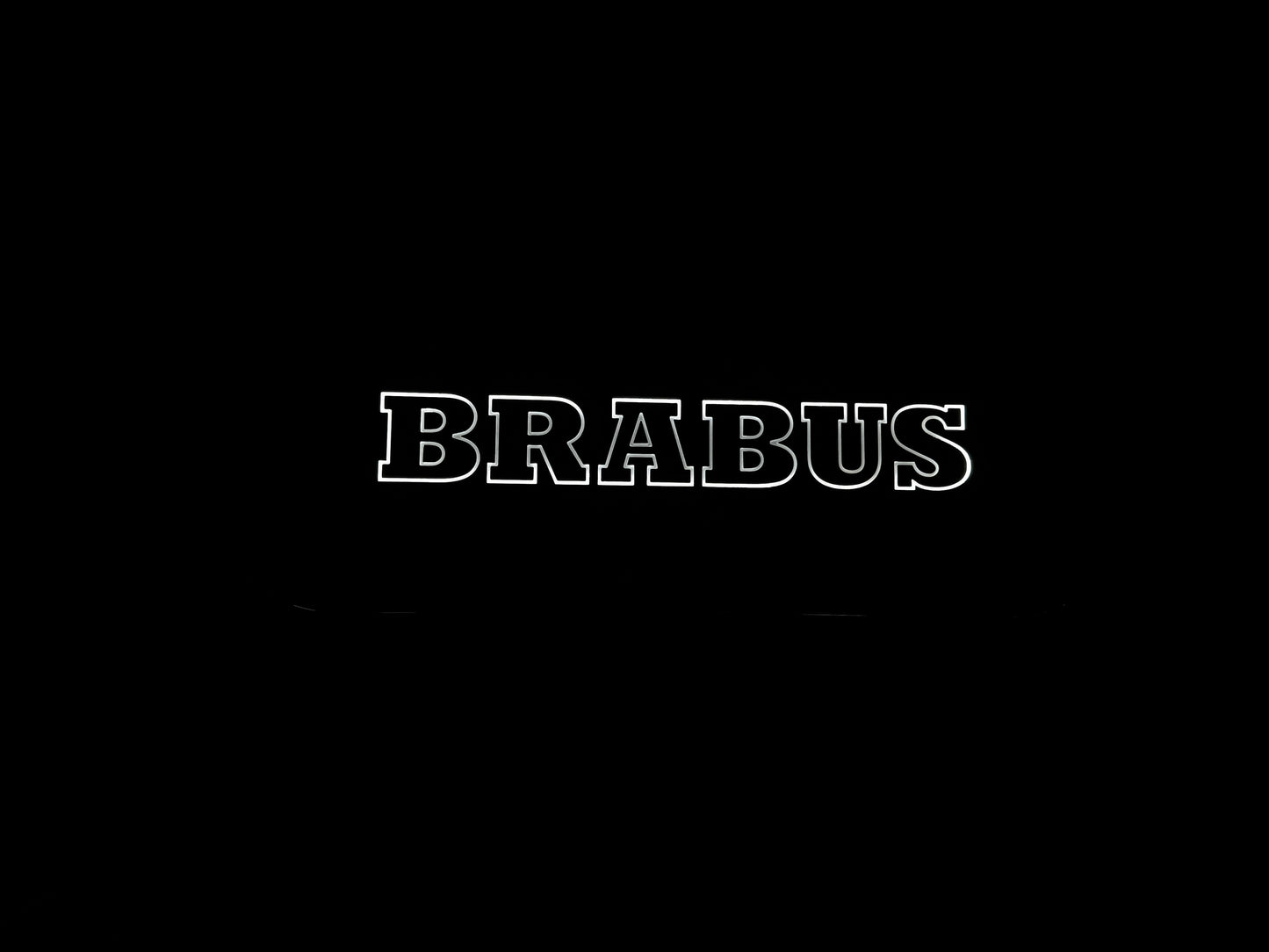 Carbon Brabus LED Rear Door Attachment for W463A W465 G Wagon