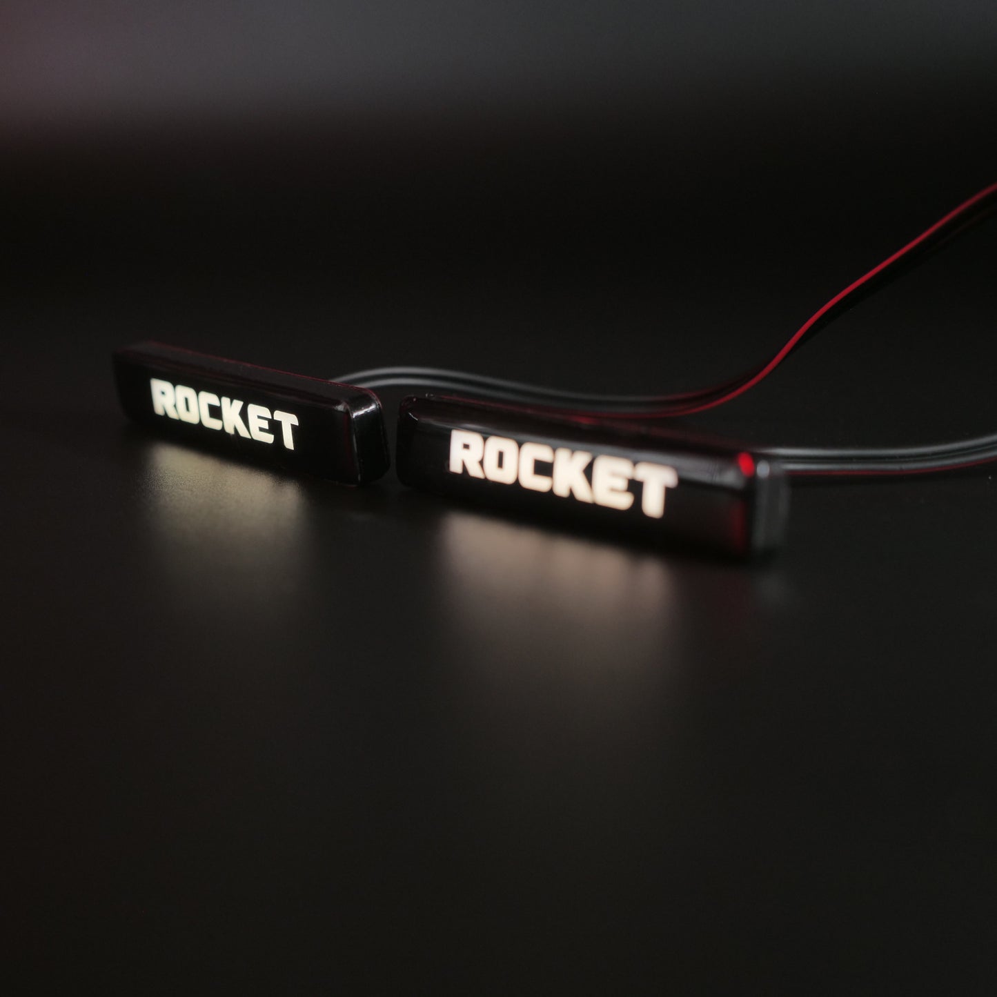 G Wagon LED Fender Emblem Rocket Style Logo for Mercedes w463a w464 2pcs