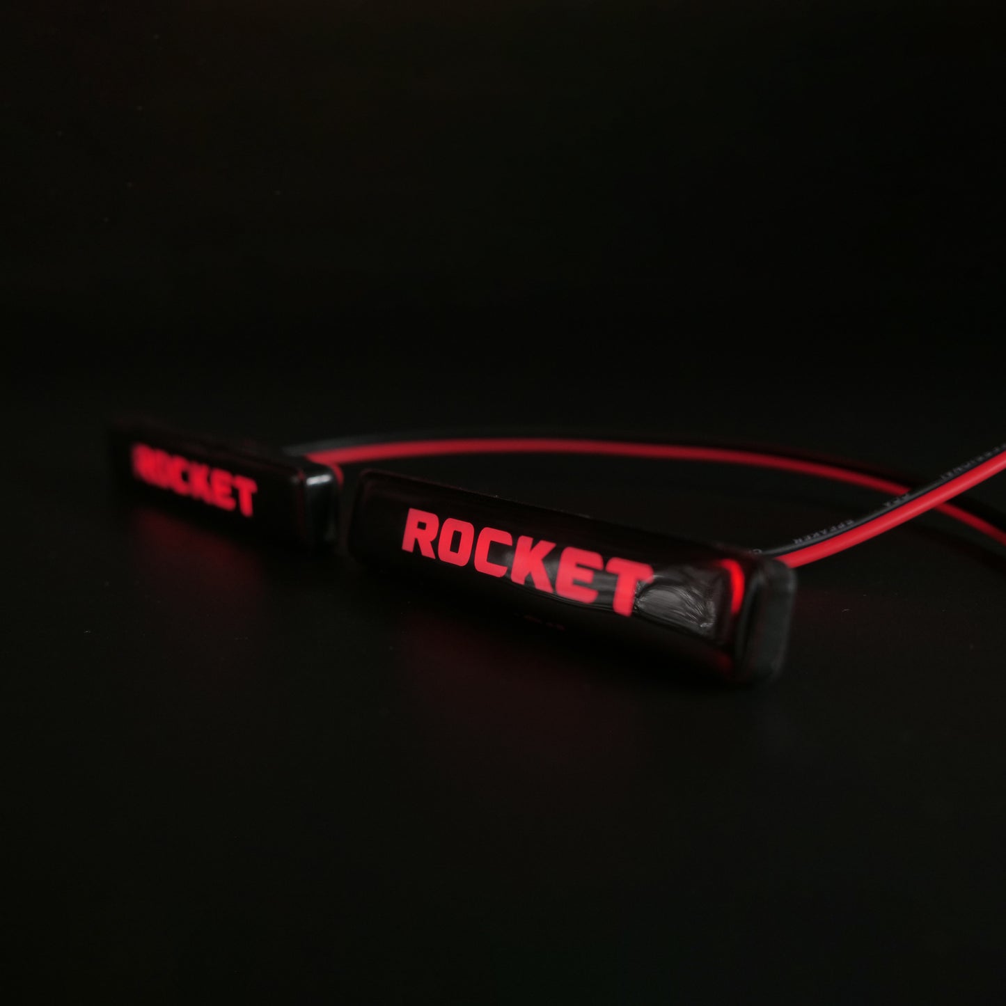 G Wagon LED Fender Emblem Rocket Style Red Logo for Mercedes w463a w464 2pcs