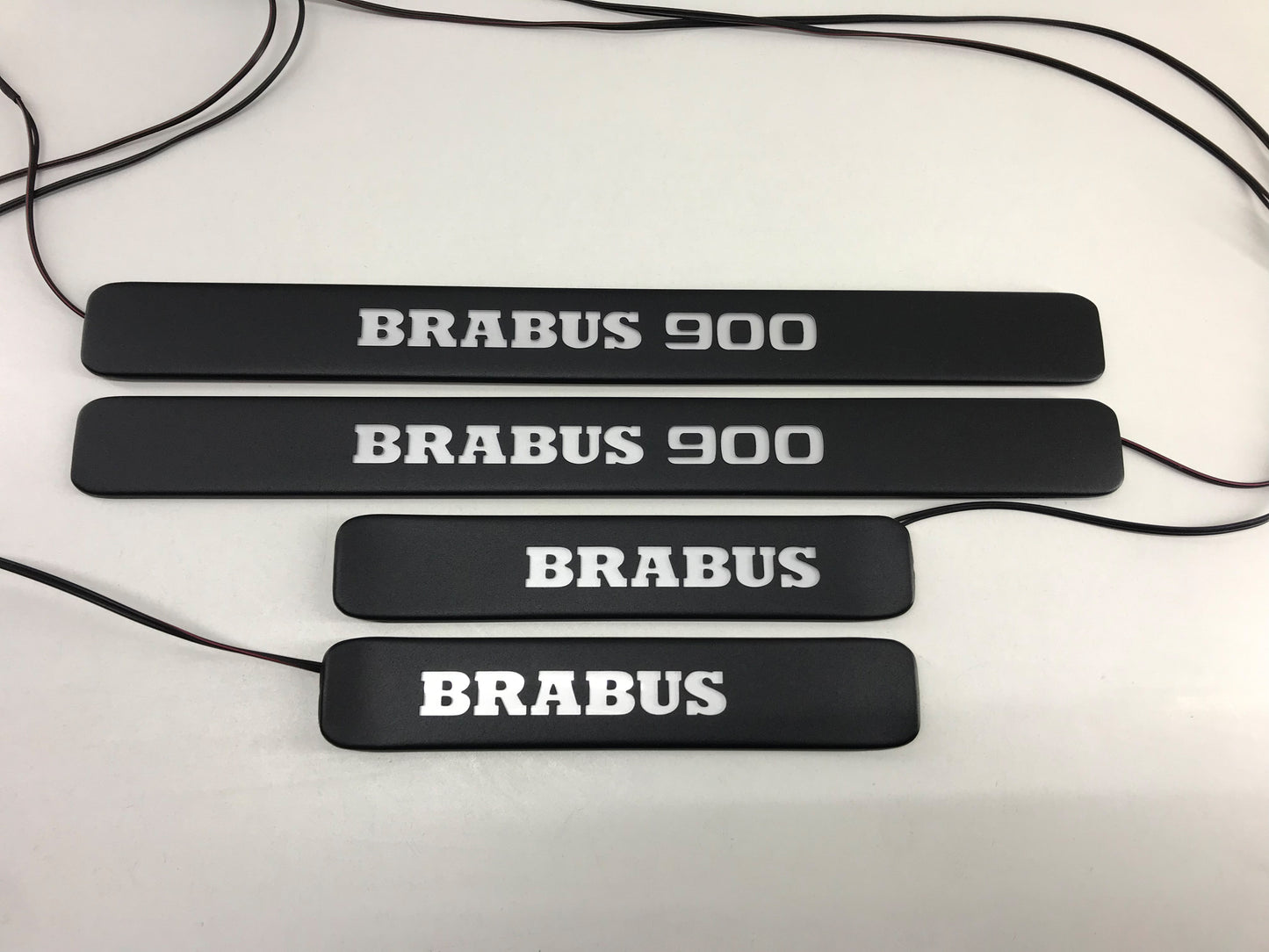 Mercedes-Benz W463A W464 G-Class Brabus 900 Style Matte Black Door Sills LED