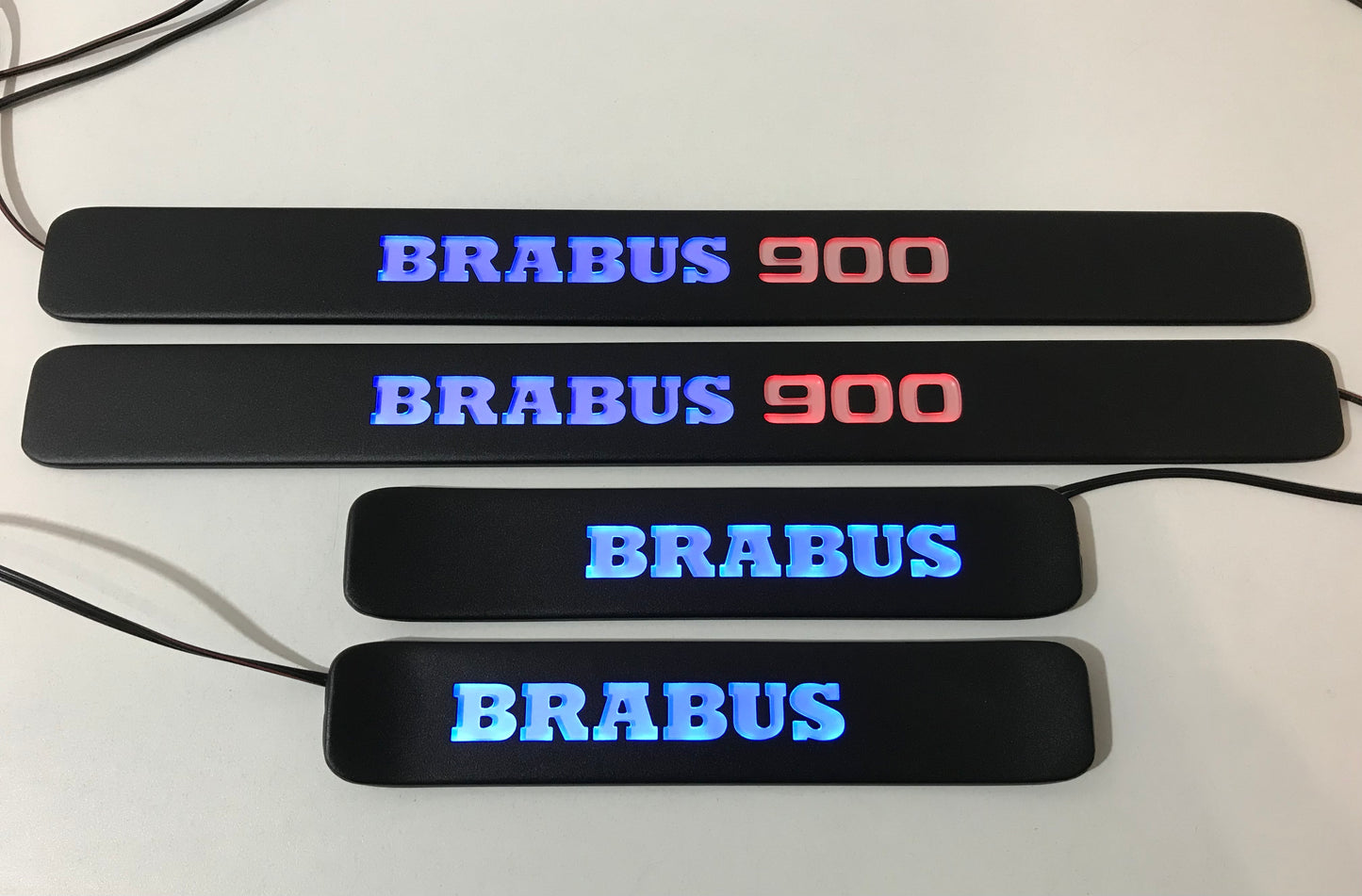 Mercedes-Benz W463A W464 G-Class Brabus 900 Style Matte Black Door Sills LED