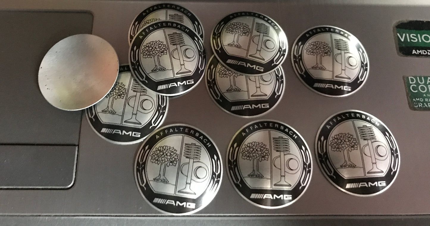 Badge for Gear Shift Knob AMG Affalterbach Style Metal Emblem for Mercedes Benz Cars