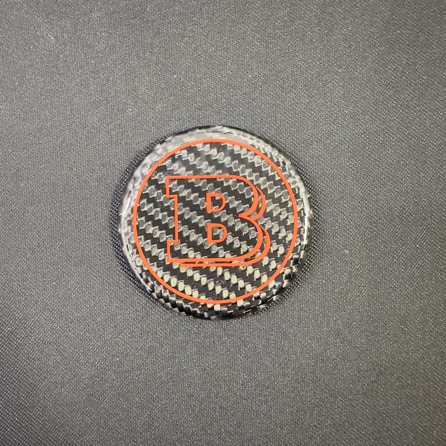 Carbon Brabus Style Badge Logo Emblem 57 mm for Steering Wheel Mercedes-Benz G Wagon W463A