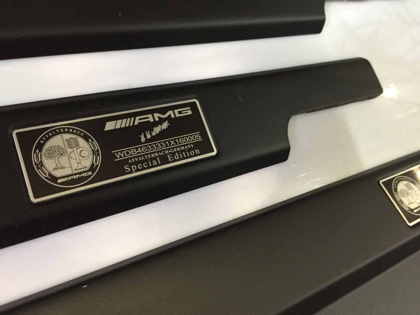 AMG Style Matte Black Stainless Steel LED Door Sills for W463 G-Class Set 5 pcs