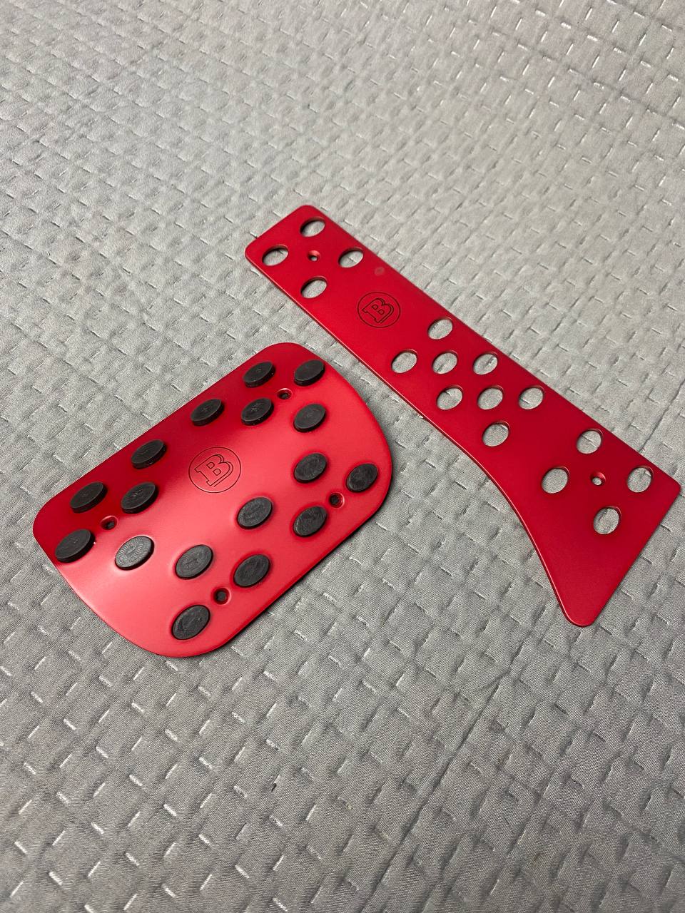 W464 W463A Red Brabus Style Pedal Covers Set for G Wagon Mercedes G-Class
