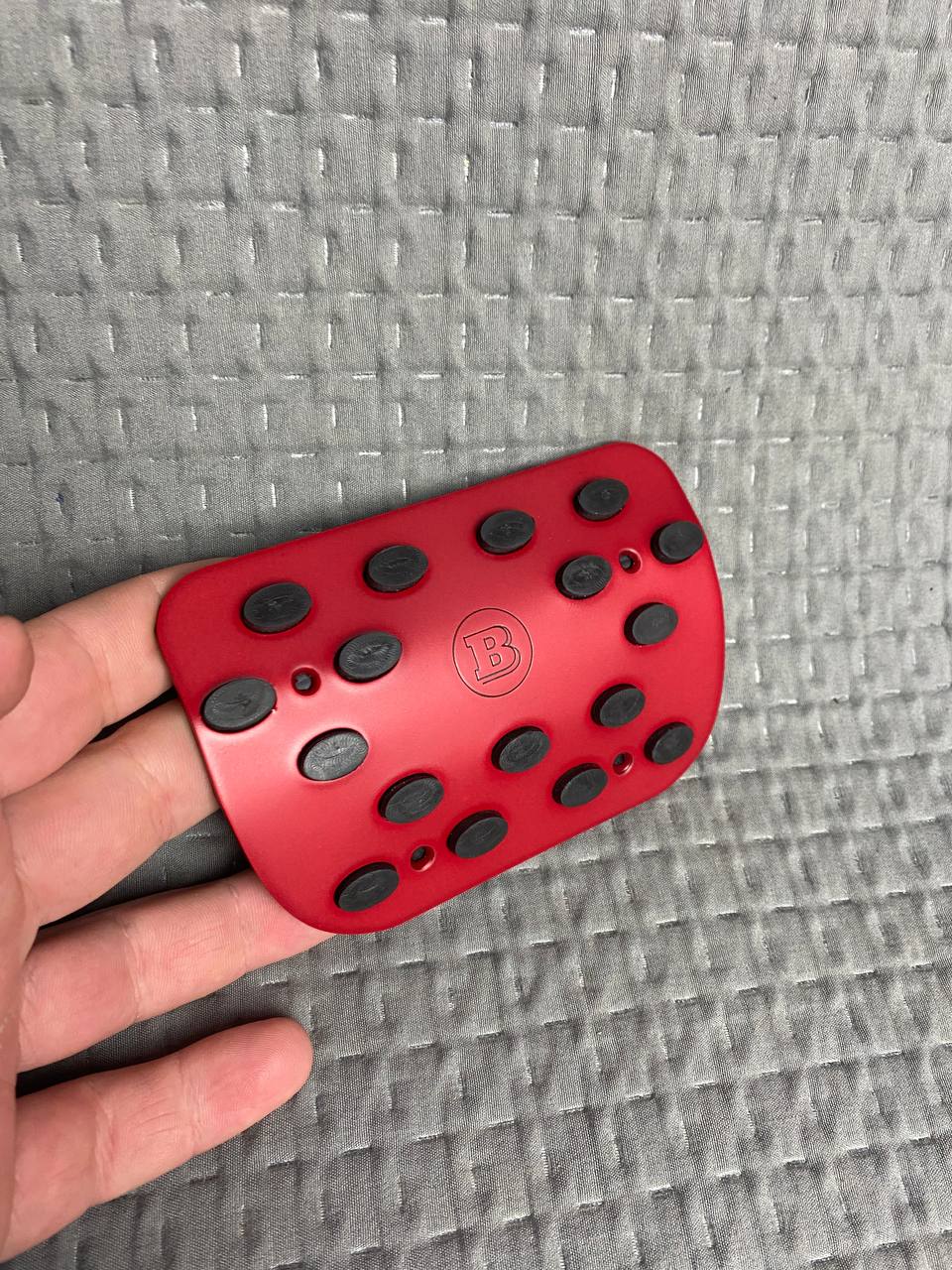 W464 W463A Red Brabus Style Pedal Covers Set for G Wagon Mercedes G-Class